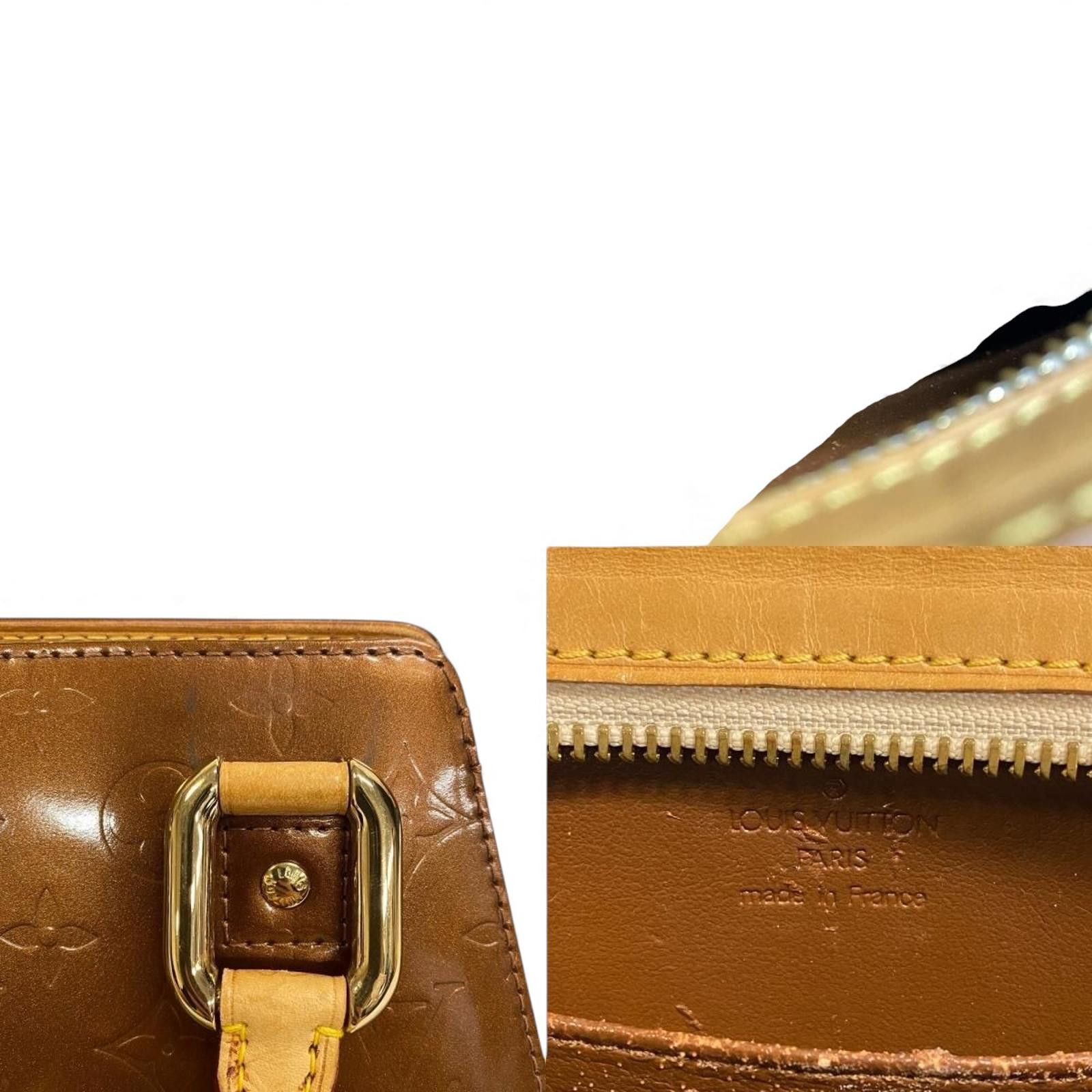 Louis Vuitton Louis Vuitton - Vernis Leather Satchel Bag Brown Size ONE SIZE - 4 Thumbnail