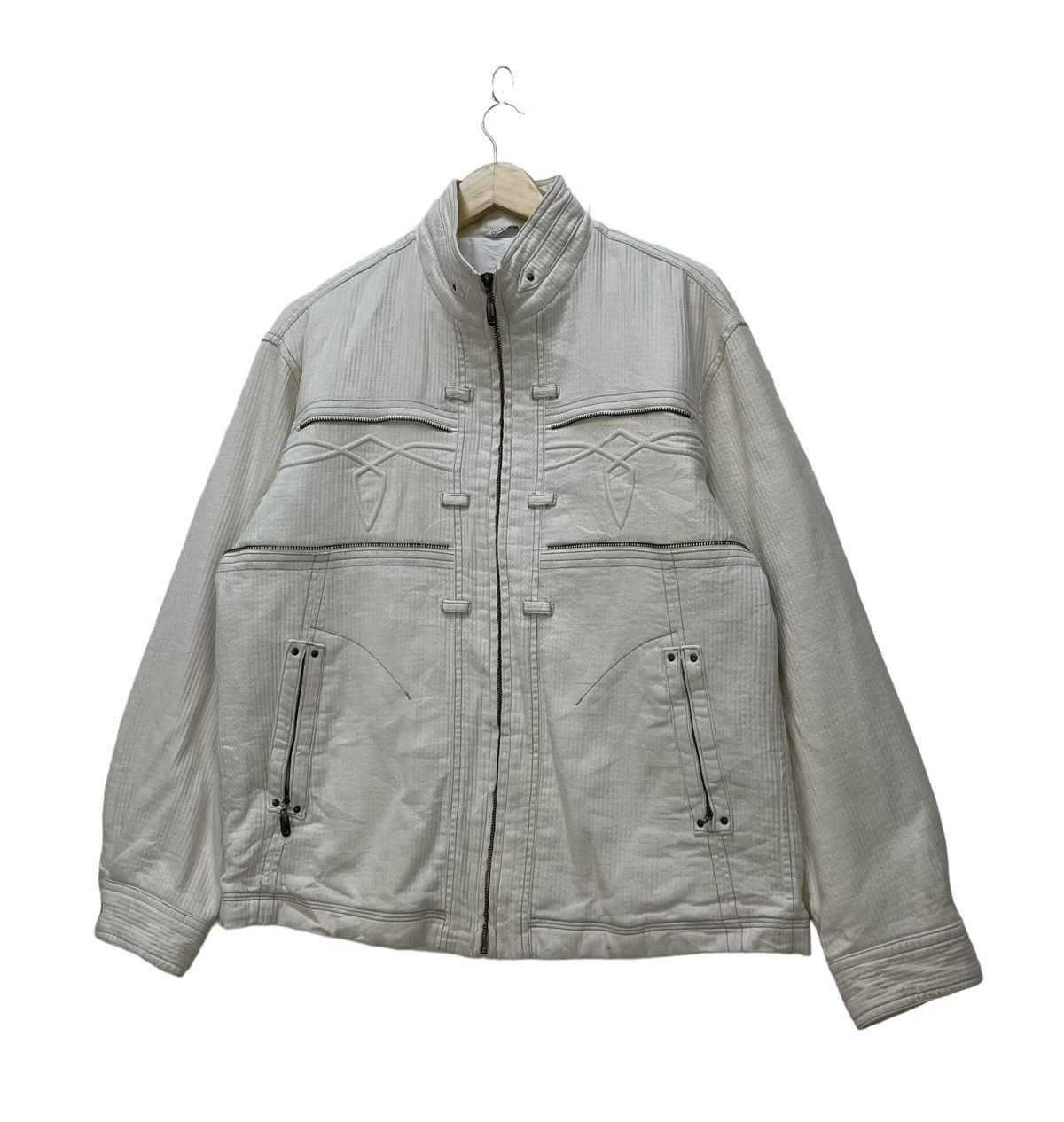 Issey Miyake × Japanese Brand × Vintage Vintage Japanese Brand Nice Design Santa Fe Biker Jacket Size US L / EU 52-54 / 3 - 1 Thumbnail