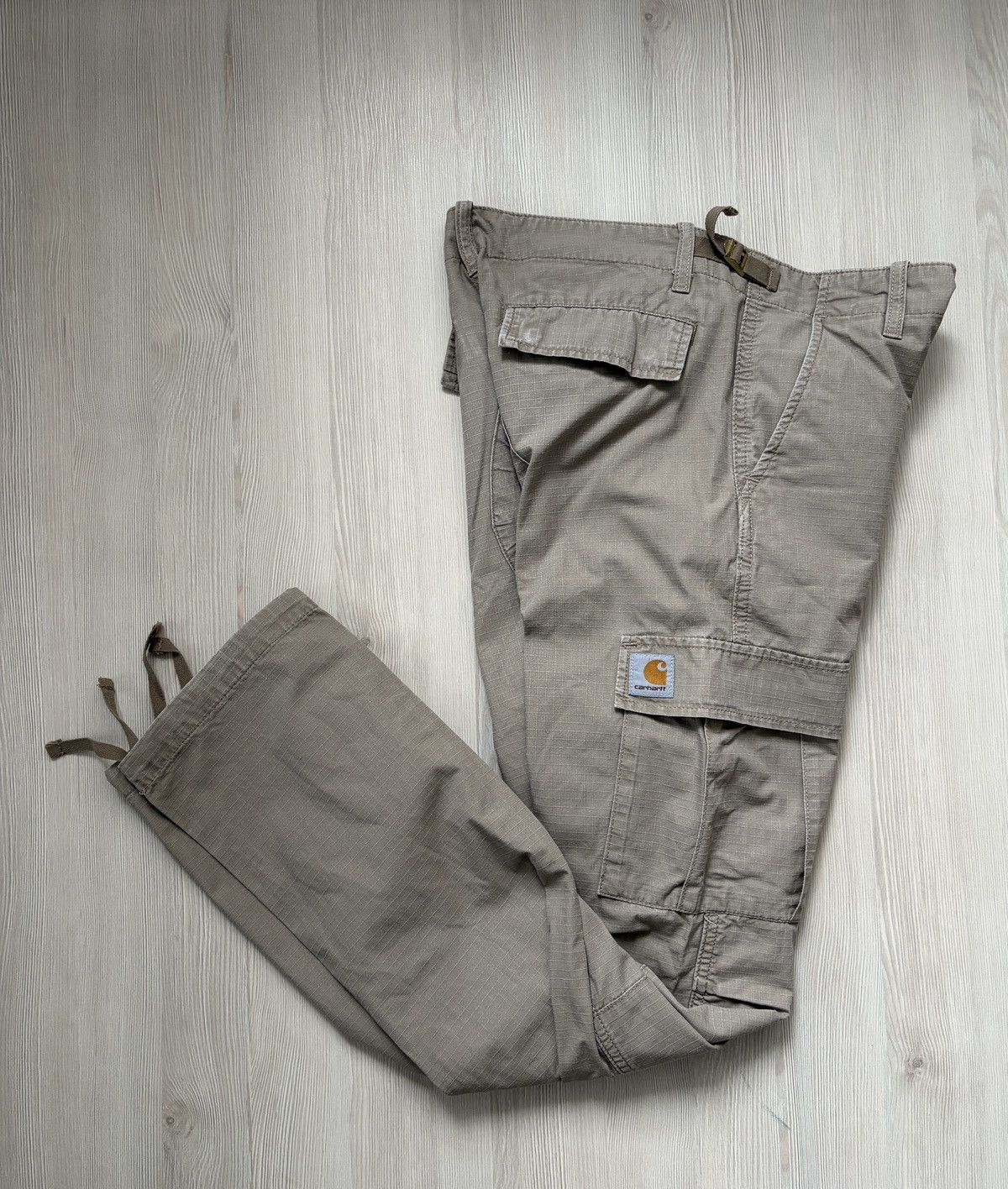 Carhartt Wip Carhartt WIP Cargo Ripstop Beige Aviation Pant Size US 29 - 1 Thumbnail