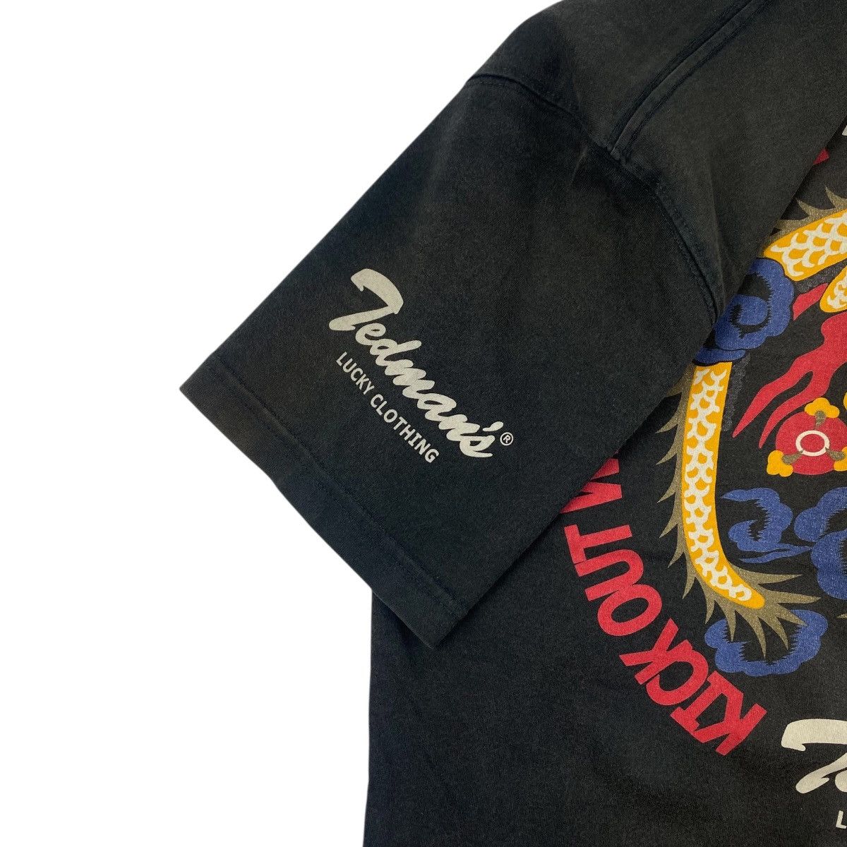 Tedman Vintage Ted Company Tee Shirt Sukajan Souvenir Japan Dragon Size US L / EU 52-54 / 3 - 5 Thumbnail