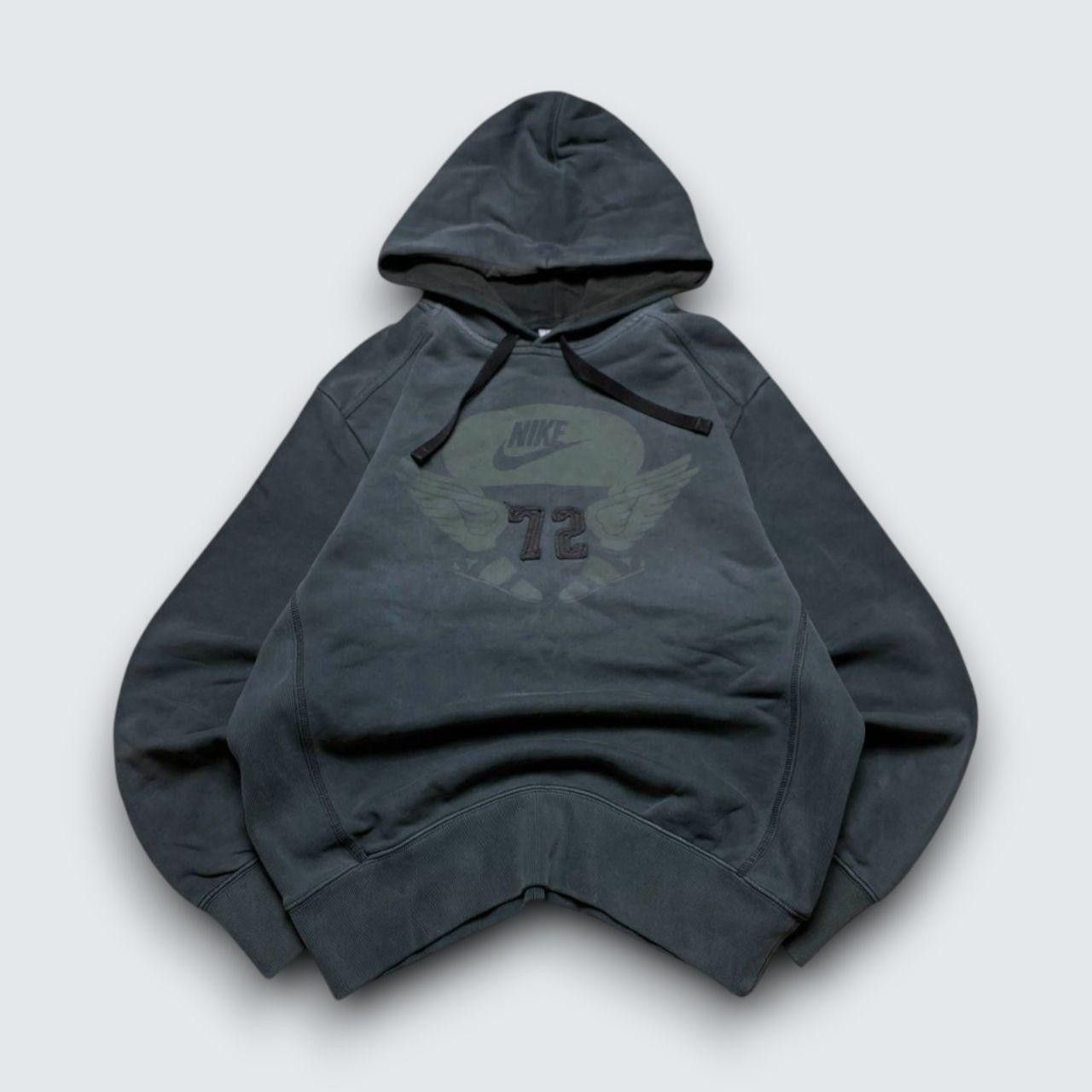 Nike 2000s Vintage Nike Graphic Hoodie Grey M Size US M / EU 48-50 / 2 - 1 Thumbnail