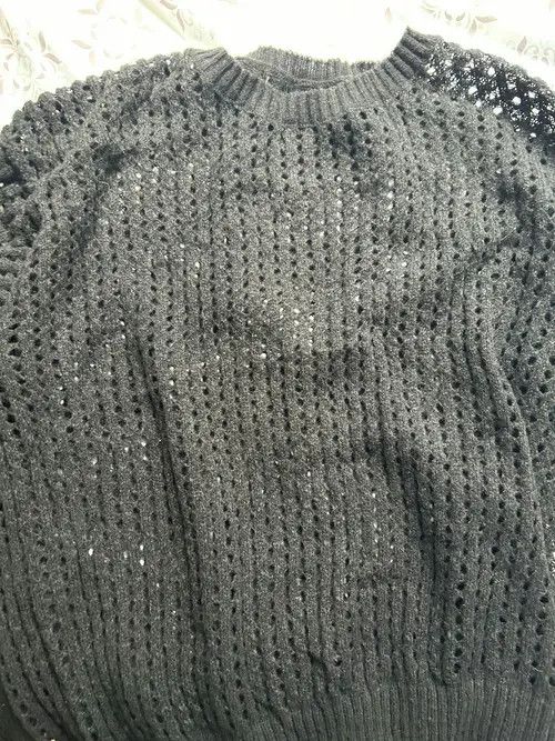 Aran Isles Knitwear × Hypebeast × Japanese Brand knitted sweater with holes Size US L / EU 52-54 / 3 - 3 Thumbnail