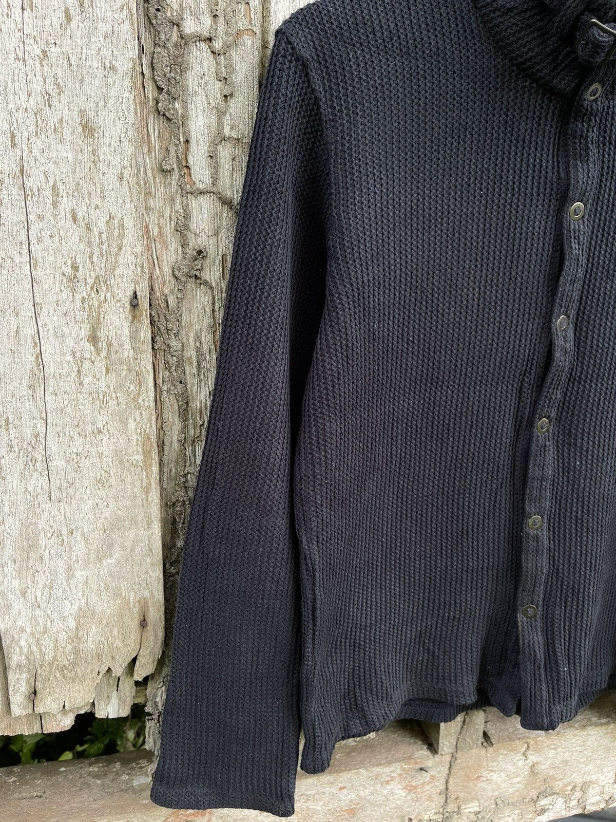 Tornado Mart O Zero by Tornado Mart Waffle Knit High-Neck Jacket Size US M / EU 48-50 / 2 - 4 Thumbnail