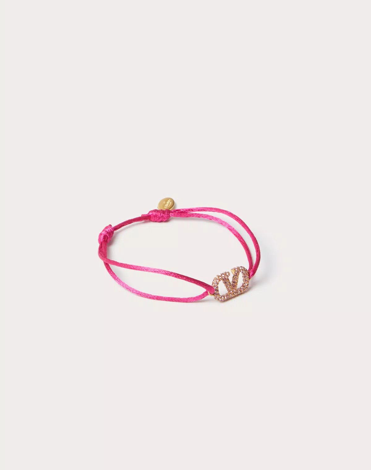 Valentino o1s1wg110625 Size: OS/Vlogo Signature Bracelet in Pink Size ONE SIZE - 3 Thumbnail