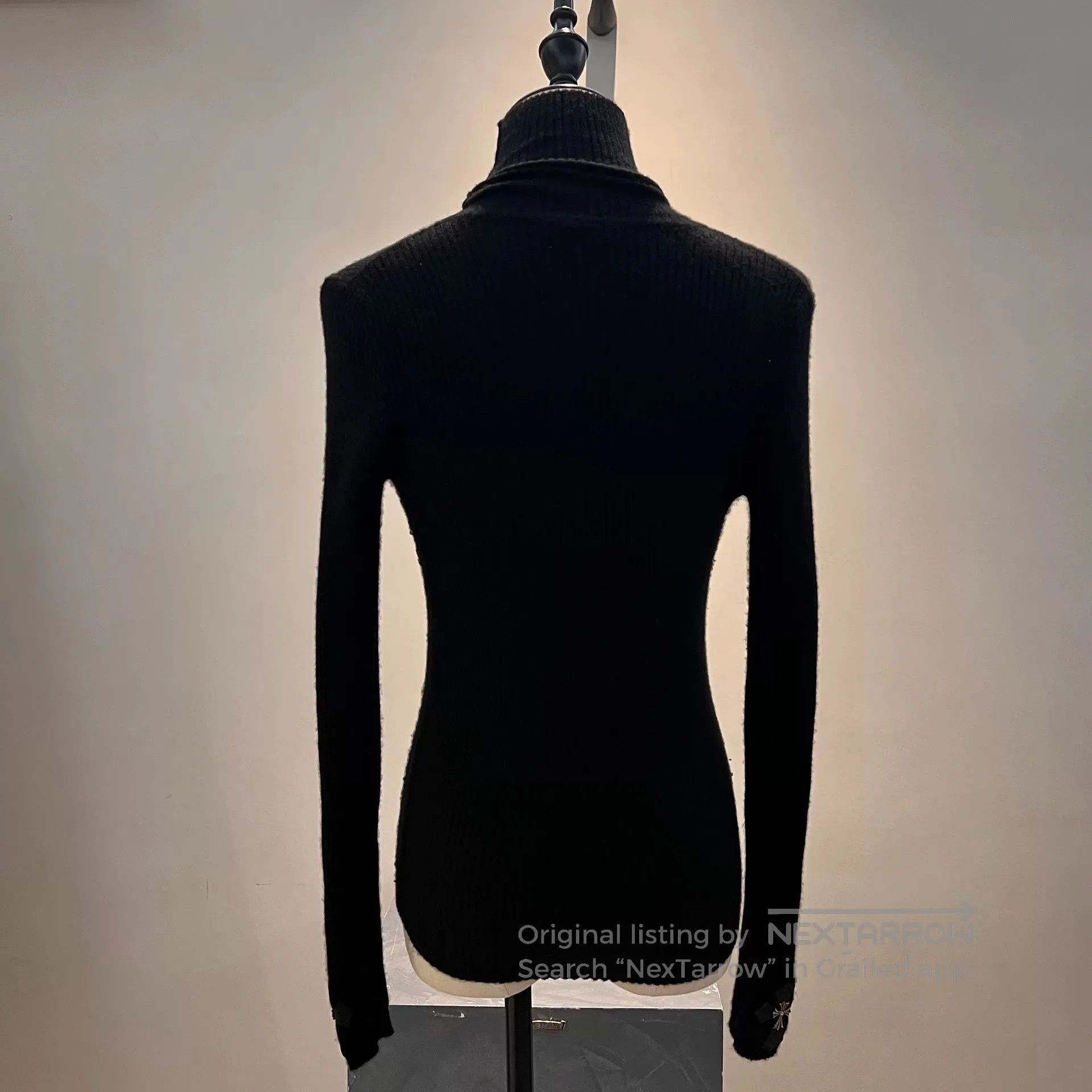 Chrome Hearts Chrome Hearts High Neck Cashmere Sweater. Size M / US 6-8 / IT 42-44 - 2 Thumbnail