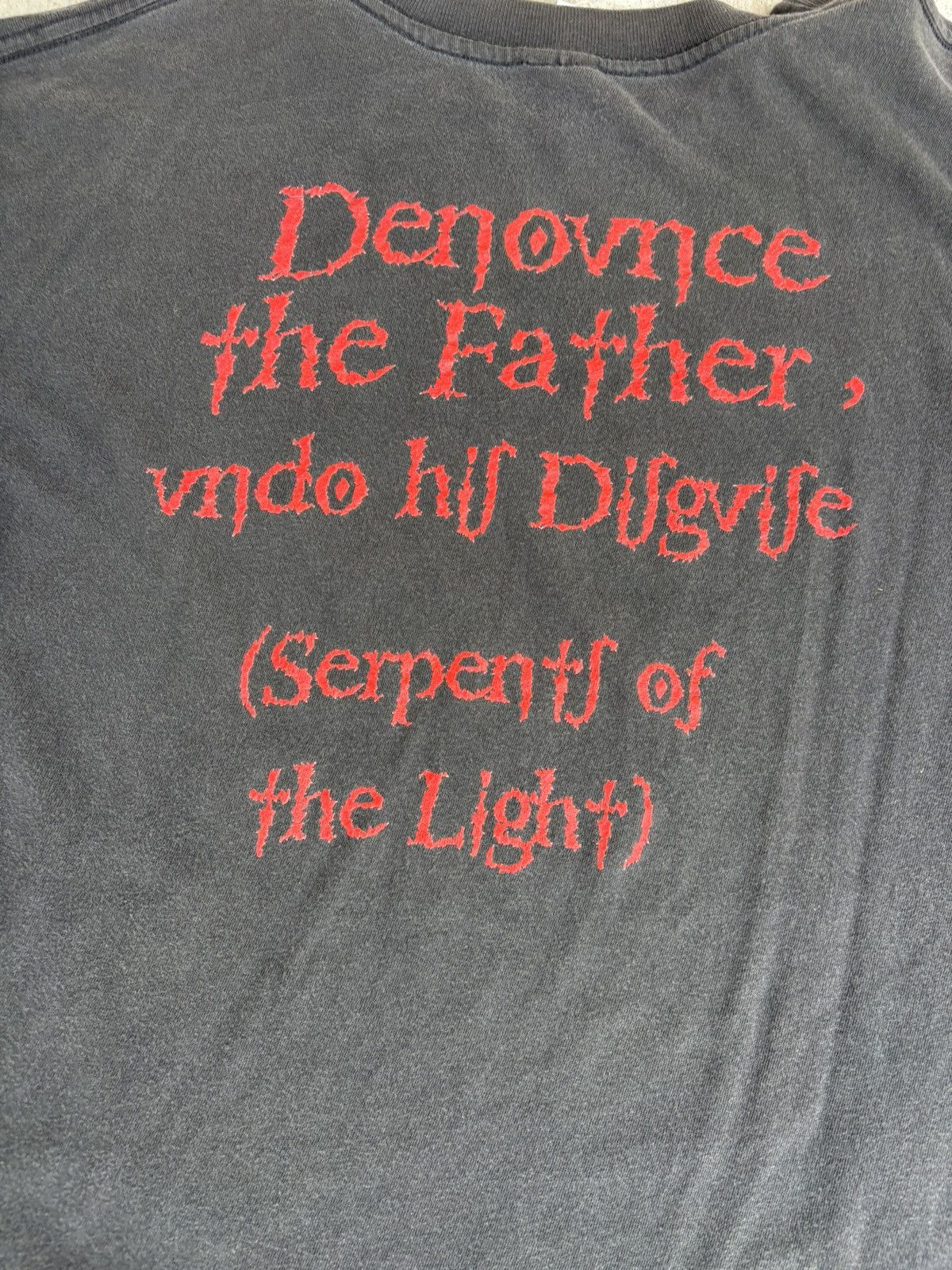 Band Tees Vintage 90s Deicide Longsleeve Shirt Size US XL / EU 56 / 4 - 4 Thumbnail