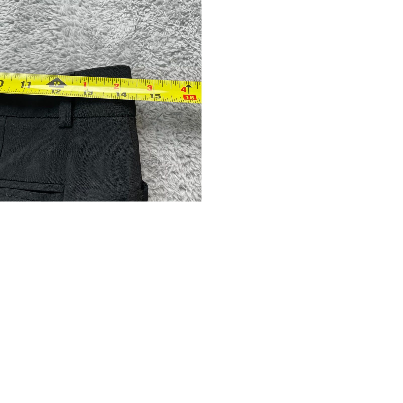 Express Express Womens Pants 0 Black Wool Blend Flared Front Dress Pants Edit Editor Size 30" / US 8 / IT 44 - 9 Thumbnail