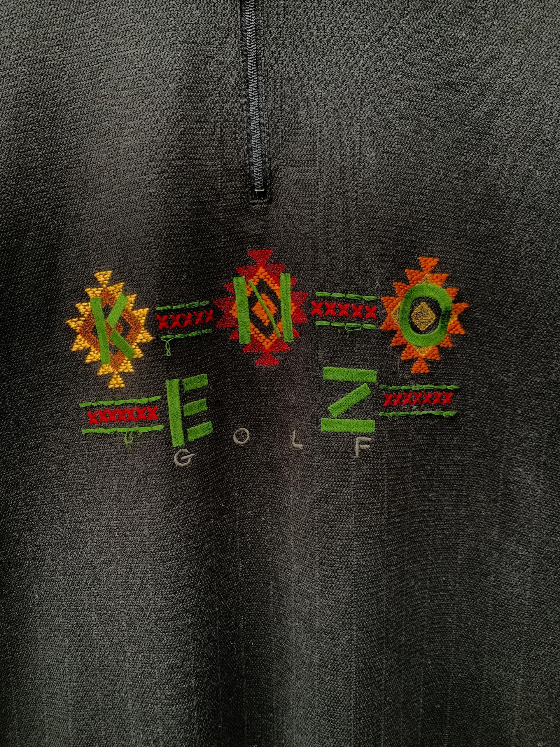 Kenzo Vintage Kenzo Golf Embroidery Long Sleeve Polos Size US M / EU 48-50 / 2 - 11 Thumbnail