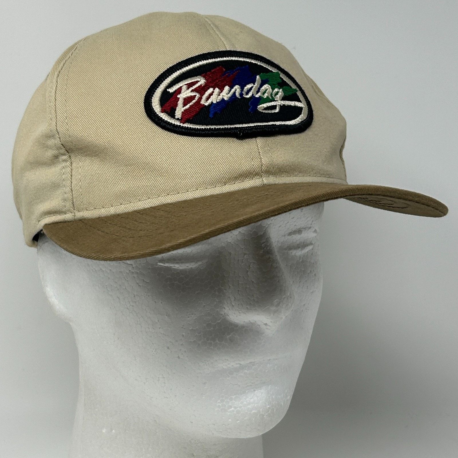 Swingster Vintage 90s Bandag Tires Hat Baseball Cap Interstate Beige Size ONE SIZE - 13 Thumbnail
