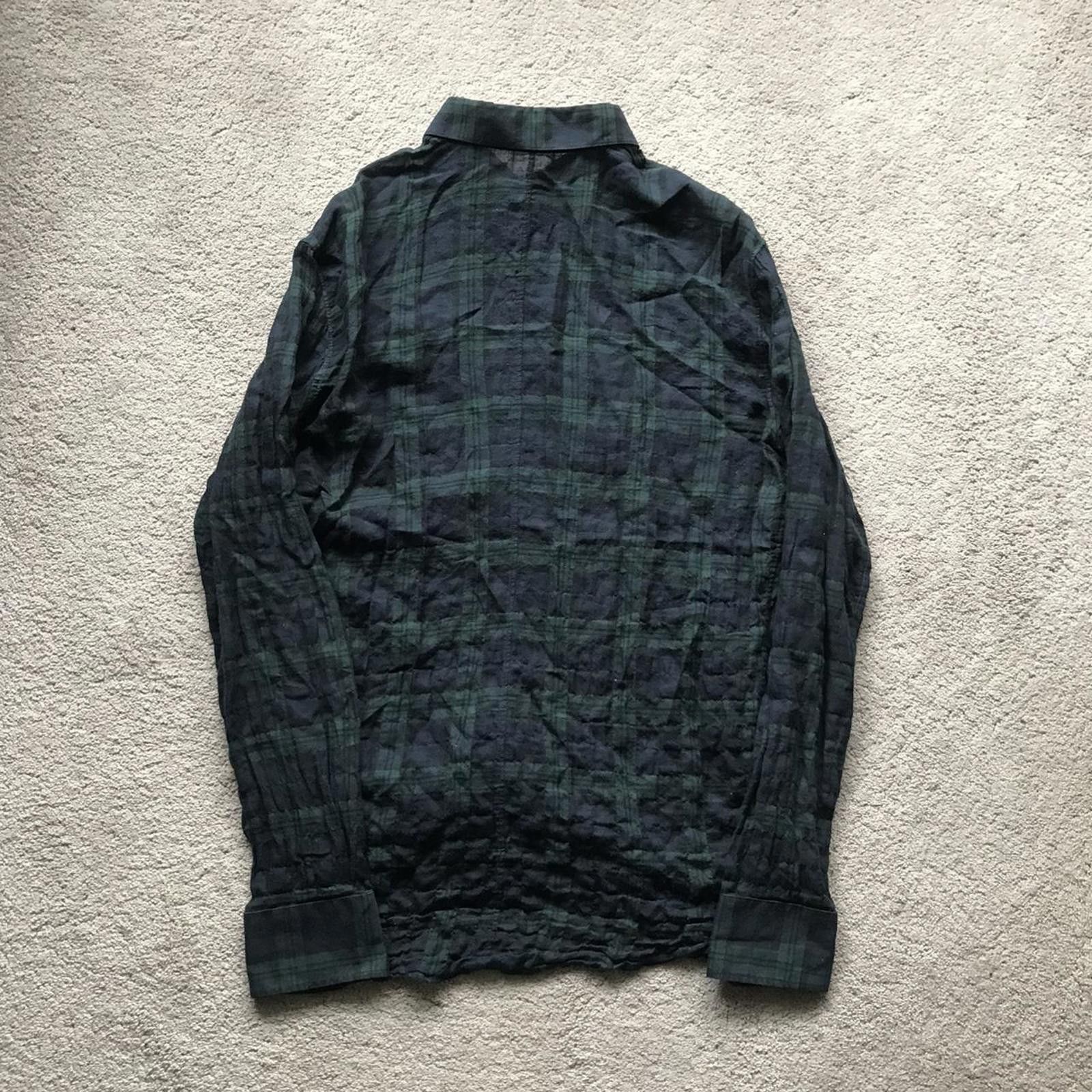 Helmut Lang Helmut Lang Wrinkled Flannel Shirt Size US L / EU 52-54 / 3 - 3 Thumbnail