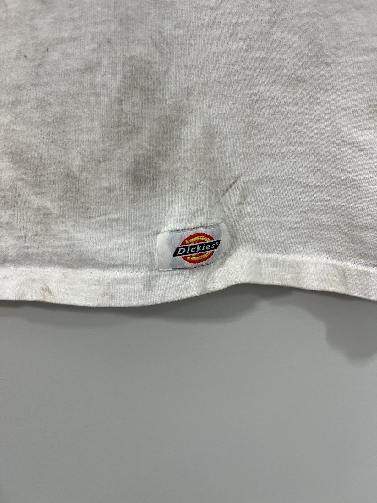 Vintage DICKIES Single Stitch Thrashed Faded Ringer Tee Size US XL / EU 56 / 4 - 6 Thumbnail