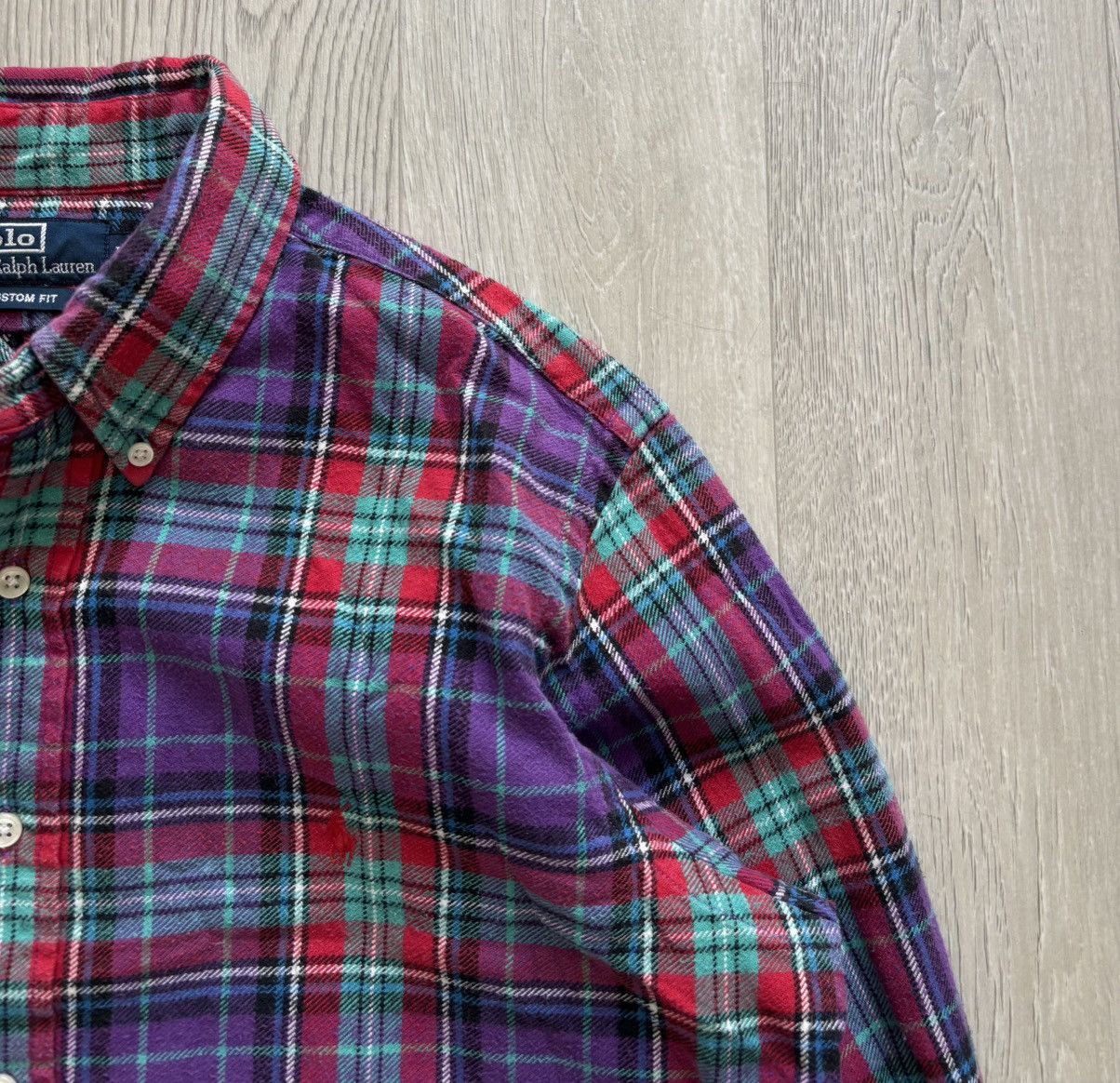 Polo Ralph Lauren Vintage Polo Ralph Lauren Flannel Shirt Size US L / EU 52-54 / 3 - 4 Thumbnail
