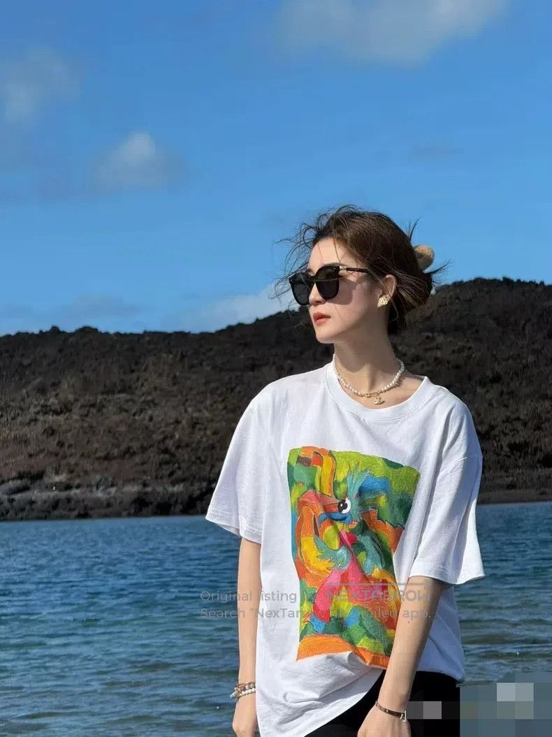 Louis Vuitton Louis Vuitton Cartoon Color Graffiti Printed Half Sleeve T Size US XL / EU 56 / 4 - 1 Thumbnail