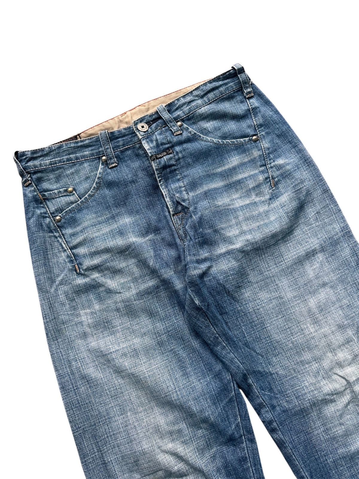 Japanese Brand × Marithe + Francois Girbaud × Vintage Vintage Marithe Francois Girbaud Ripped Jeans Pants Size US 31 - 3 Thumbnail