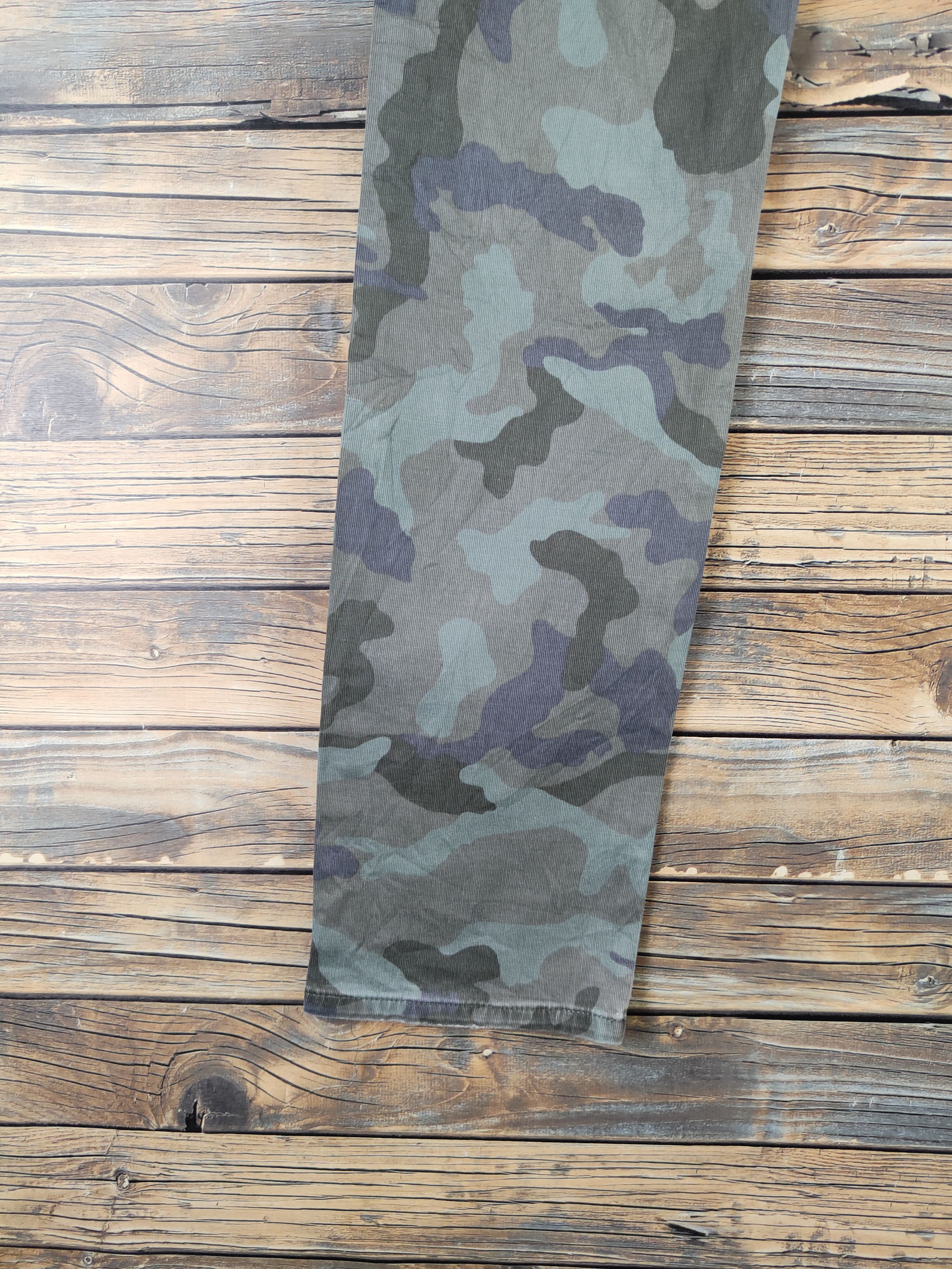 Global Work Global Work Camouflage Multipocket Casual Pants #W2204 Size US 31 - 9 Thumbnail