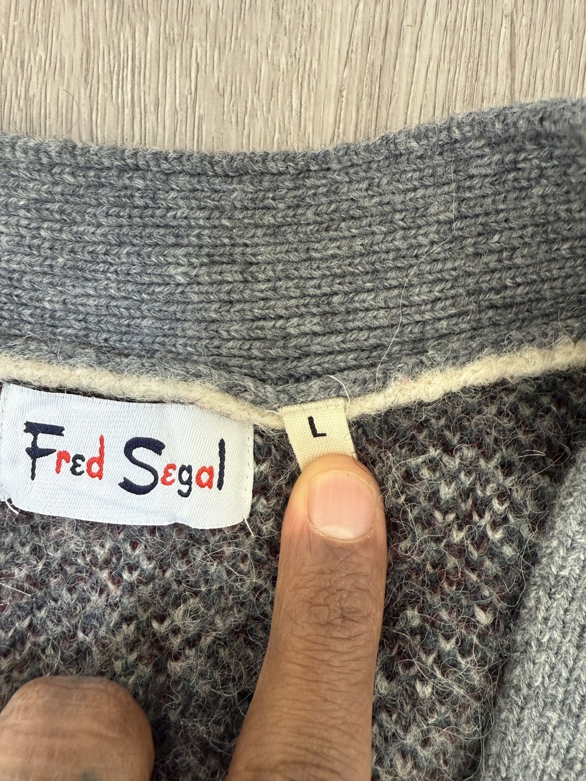 Fred Segal Fred Segal Alpaca Cardigan (Gucci Vibes) Sz Large Size US L / EU 52-54 / 3 - 5 Thumbnail