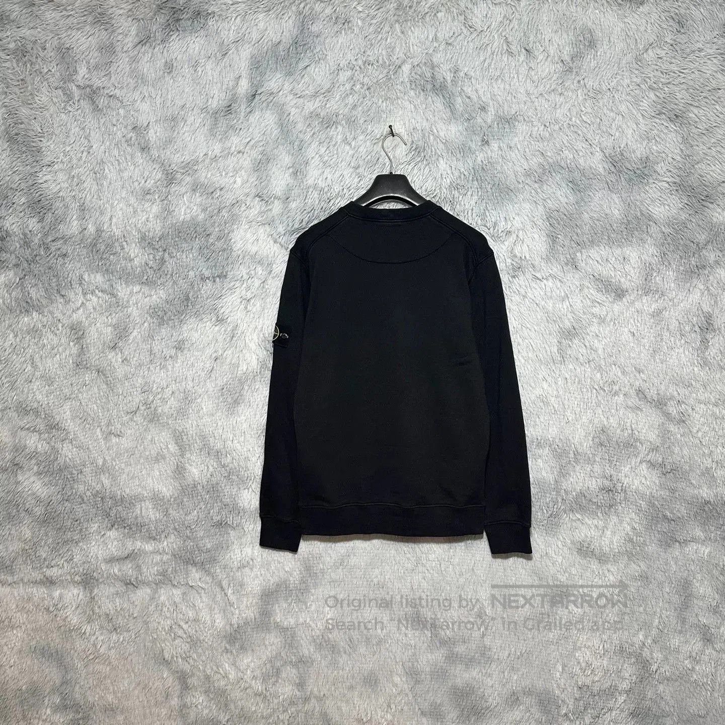 Stone Island stone island black crew neck sweatshirt L. Size US L / EU 52-54 / 3 - 2 Thumbnail