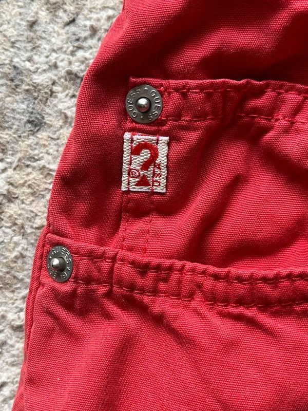 Guess Guess Jeans Made in Italy Red Vintage 90s Rare Slim Fit Size 27" / US 4 / IT 40 - 6 Thumbnail