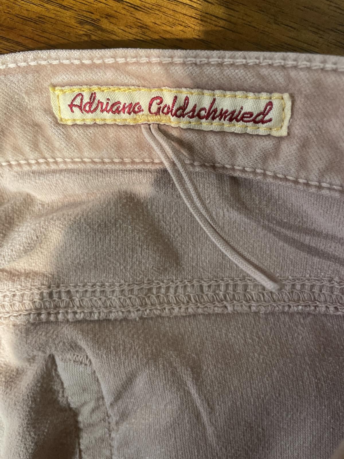 AG Adriano Goldschmied Adriano Goldschmied Pants Velvet Women's 28 Pink Flair Boho Size 28" / US 6 / IT 42 - 4 Thumbnail