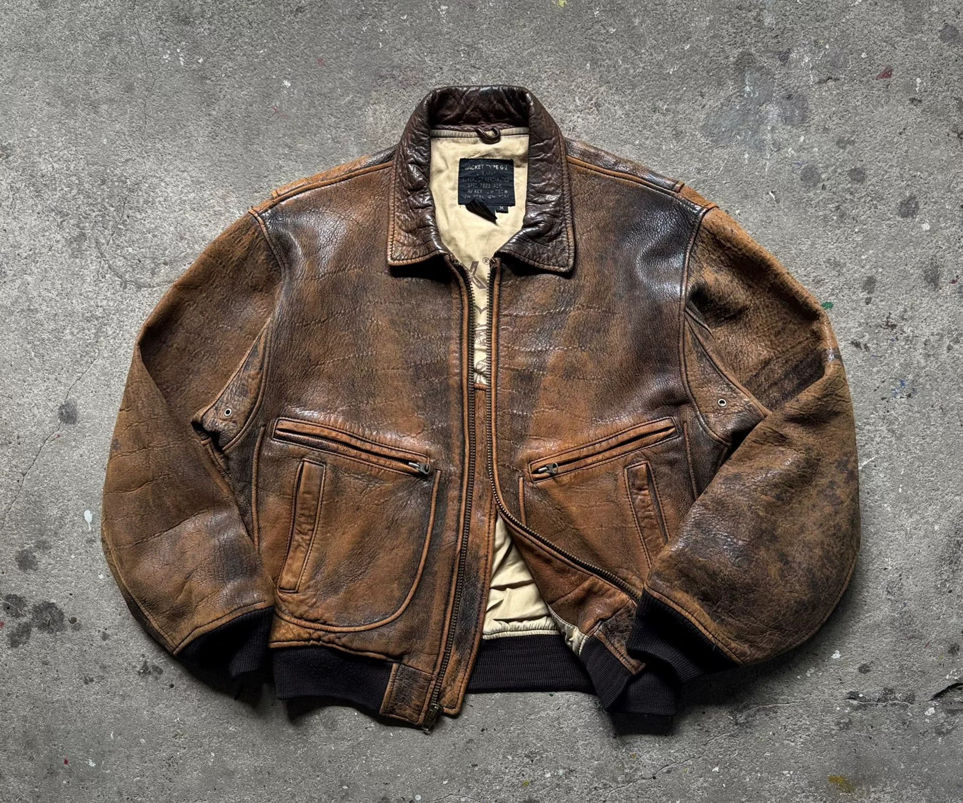 Vintage Vintage Avirex G2 1987 Flight Jacket Size US M / EU 48-50 / 2 - 1 Thumbnail