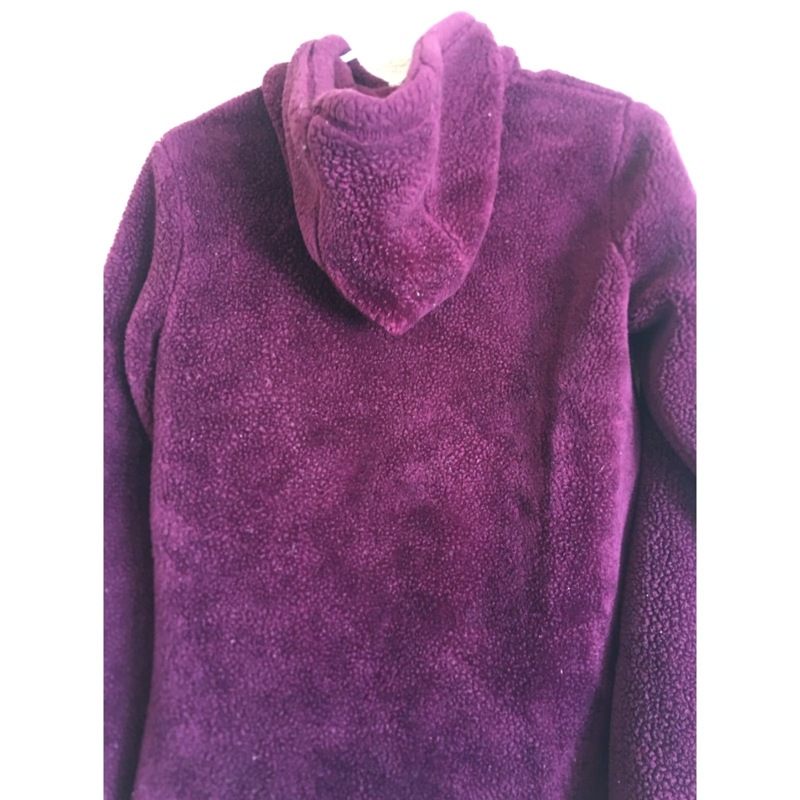 Vintage 32 Degrees Heat Women's Hoodie Pullover Full Zip Fleece Sherpa Lined Burgundy Wine S 32 Degrees Heat Activewear Size S / US 4 / IT 40 - 6 Thumbnail