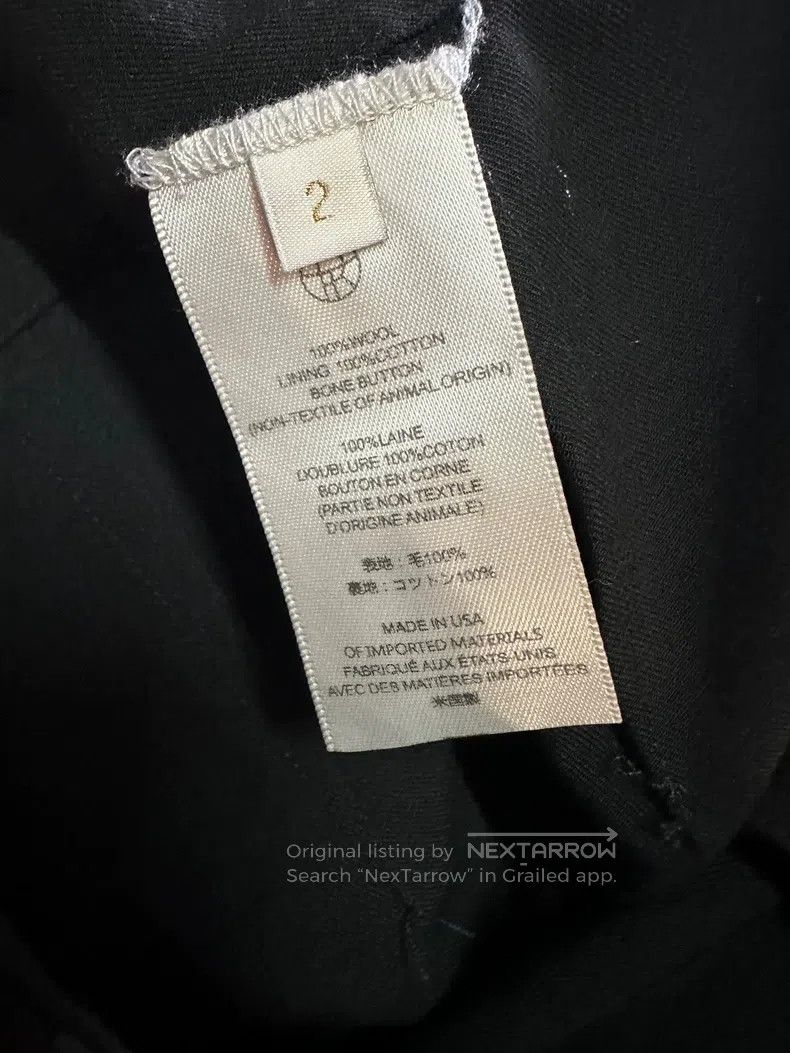 The Row The Row size 2 Black wool straight-leg pants Size 25" / US 0 / IT 36 - 4 Thumbnail