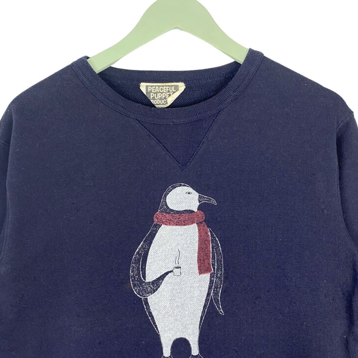 Designer × Vintage Peaceful Puppet Sweatshirt Crewneck Pullover Jumper Size US XL / EU 56 / 4 - 2 Thumbnail