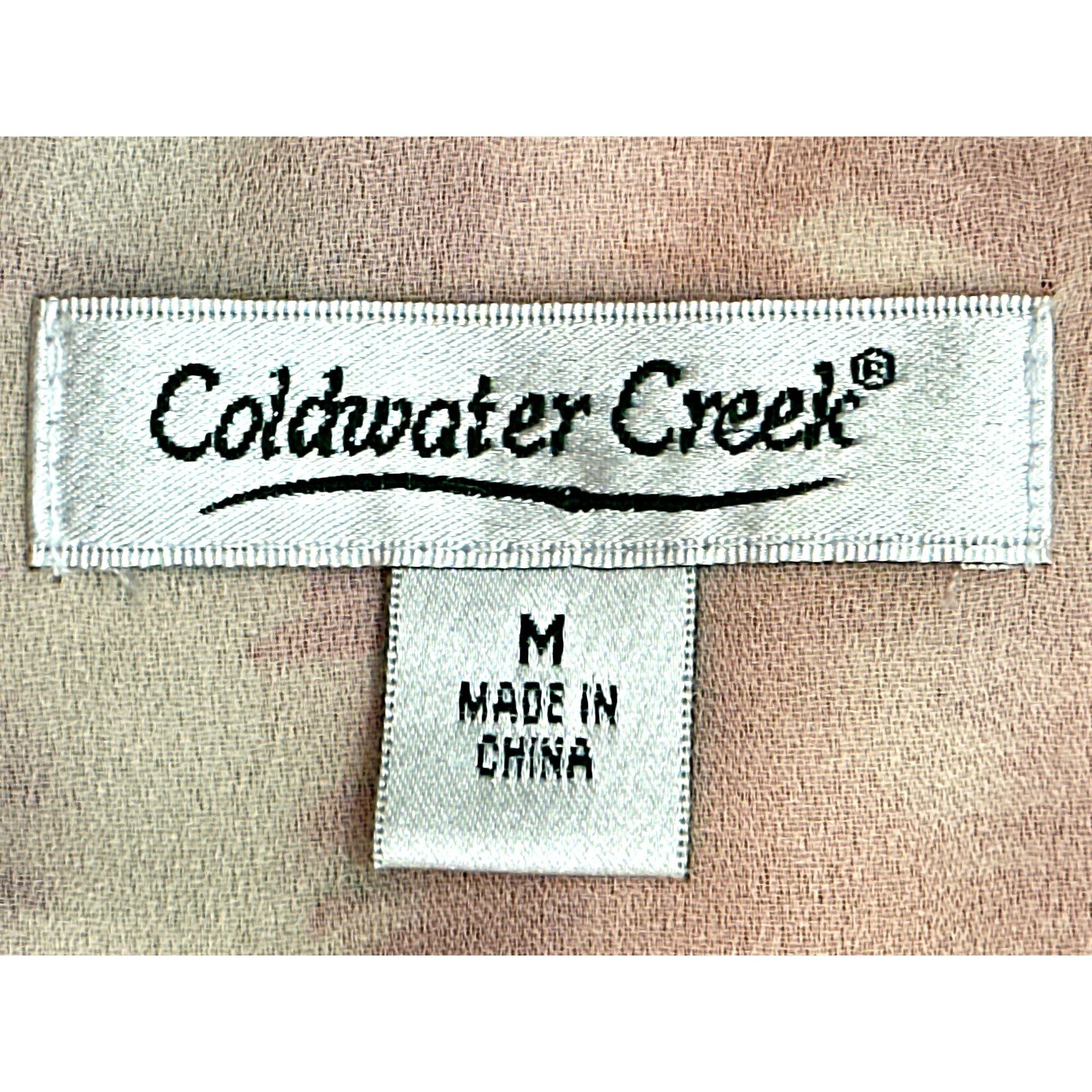 Coldwater Creek Coldwater Creek M Multicolor Silk Blouse V Neck Button Front Size M / US 6-8 / IT 42-44 - 8 Thumbnail