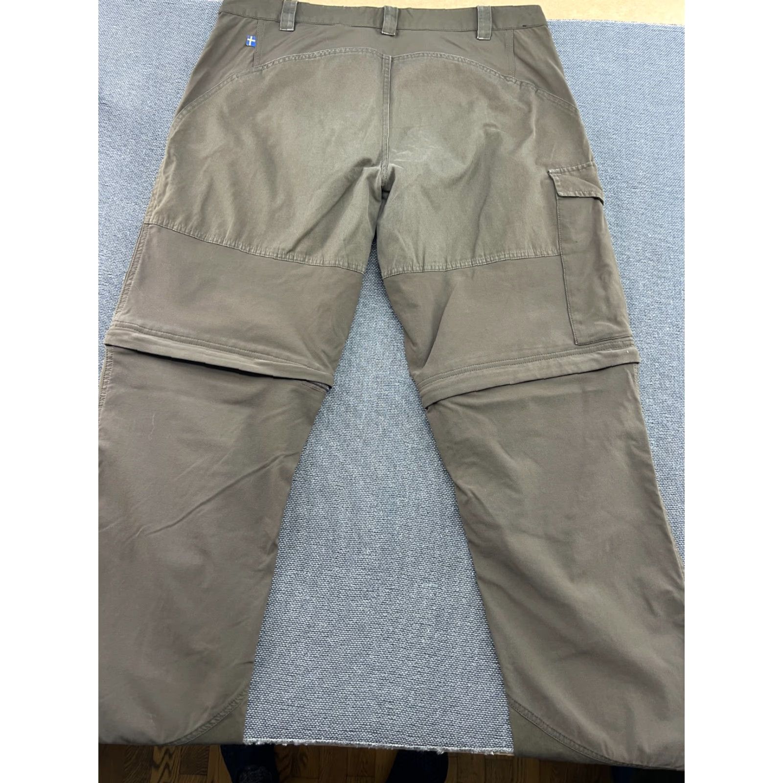 Vintage Fjällräven Abisko Zip Off Trousers Mens Pants EU 52 Outdoor G-1000 Brown Track Pants Mens EU 52 Brown Size US 36 / EU 52 - 3 Thumbnail