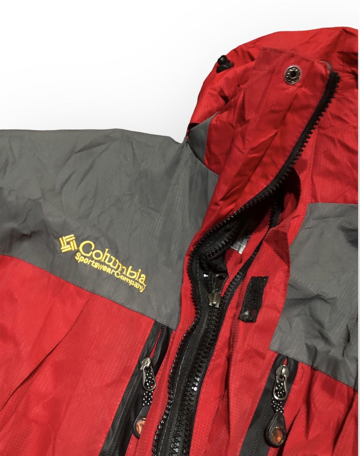 Columbia Omni-Tech hot Mens XXL Rain Jacket Waterproof Breathable Coat Red OmniTech