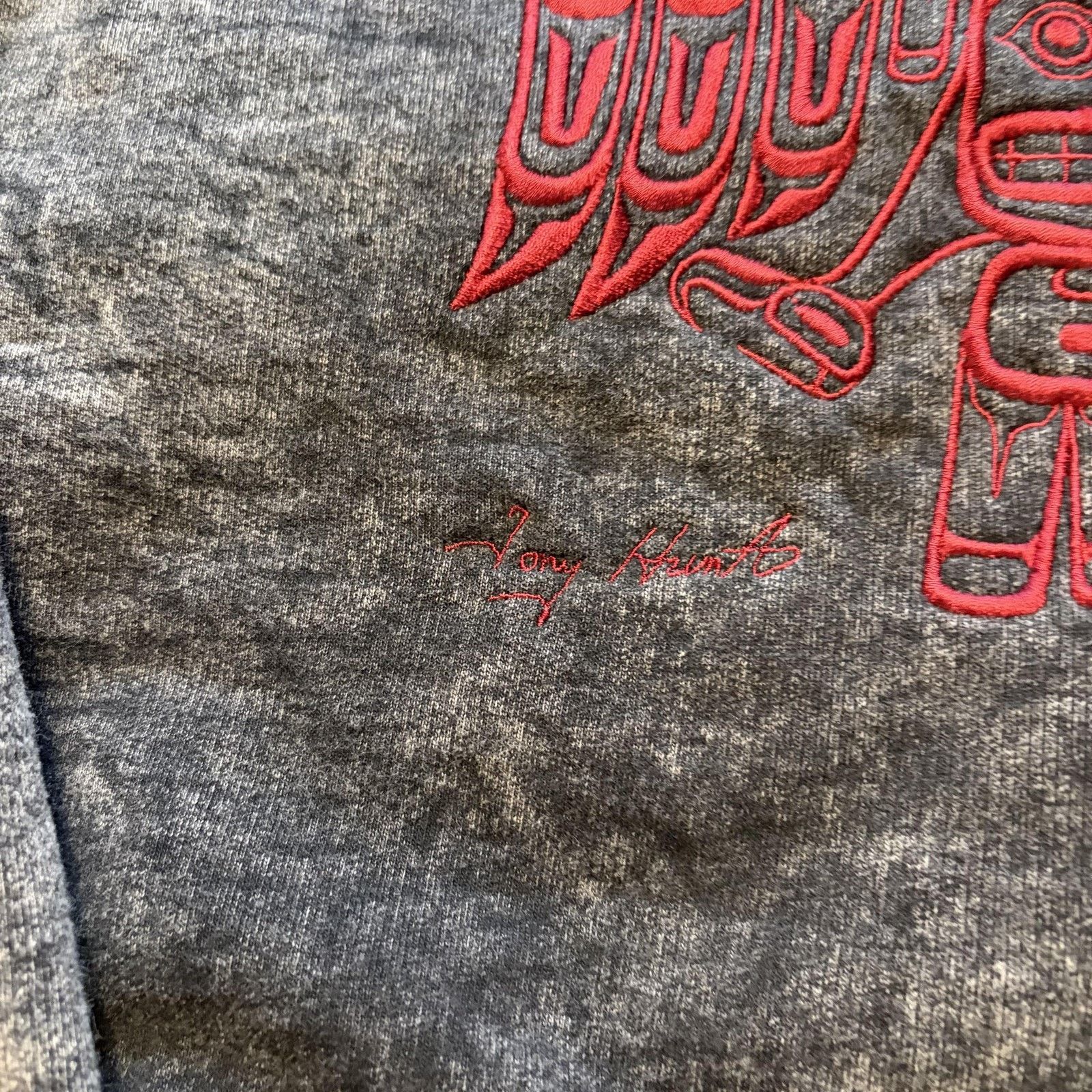 Vintage Vtg English Bay Sweatshirt Men XL Gray Tony Hunt Thunderbird Size US XL / EU 56 / 4 - 5 Thumbnail