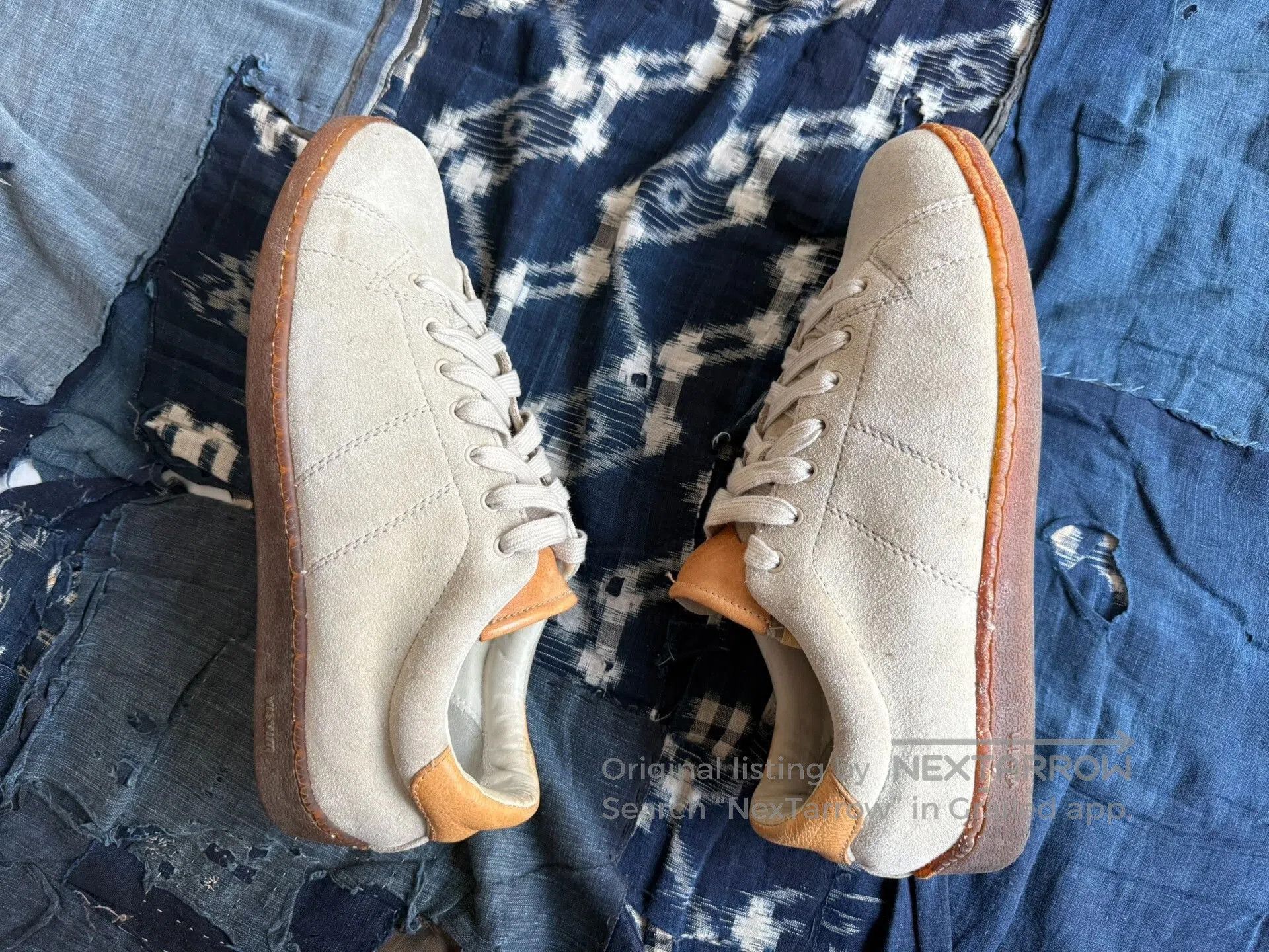 Visvim visvim foley folk sneakers in orange. Size US 11 / EU 44 - 3 Thumbnail