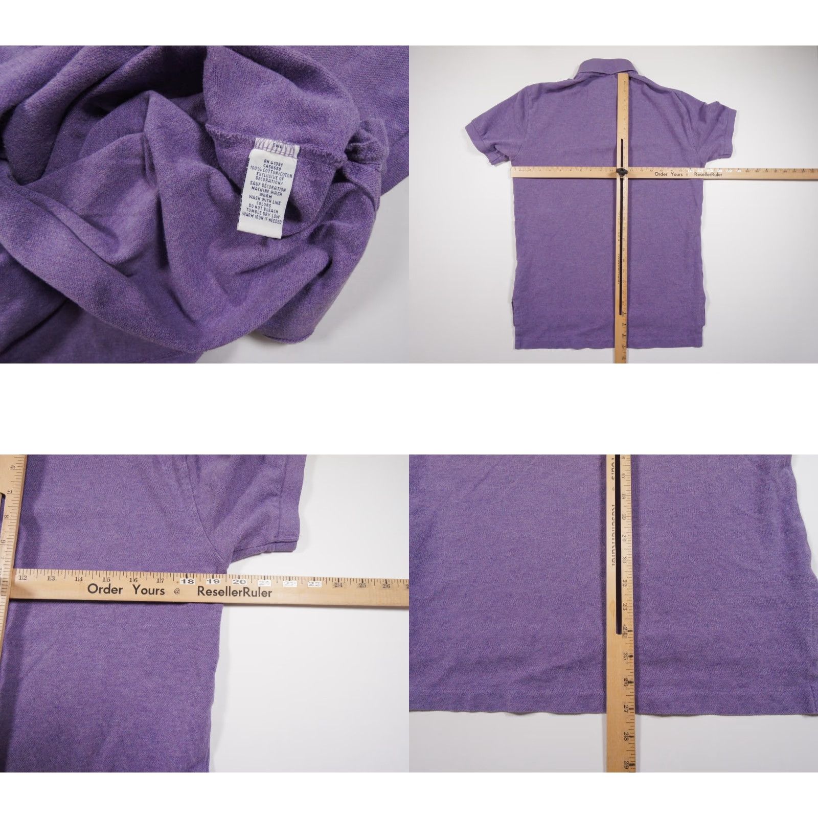 Polo Ralph Lauren VINTAGE Polo Ralph Lauren Shirt Mens Small Purple Collared Classic Fit Pony Preppy Adult Size US S / EU 44-46 / 1 - 8 Thumbnail