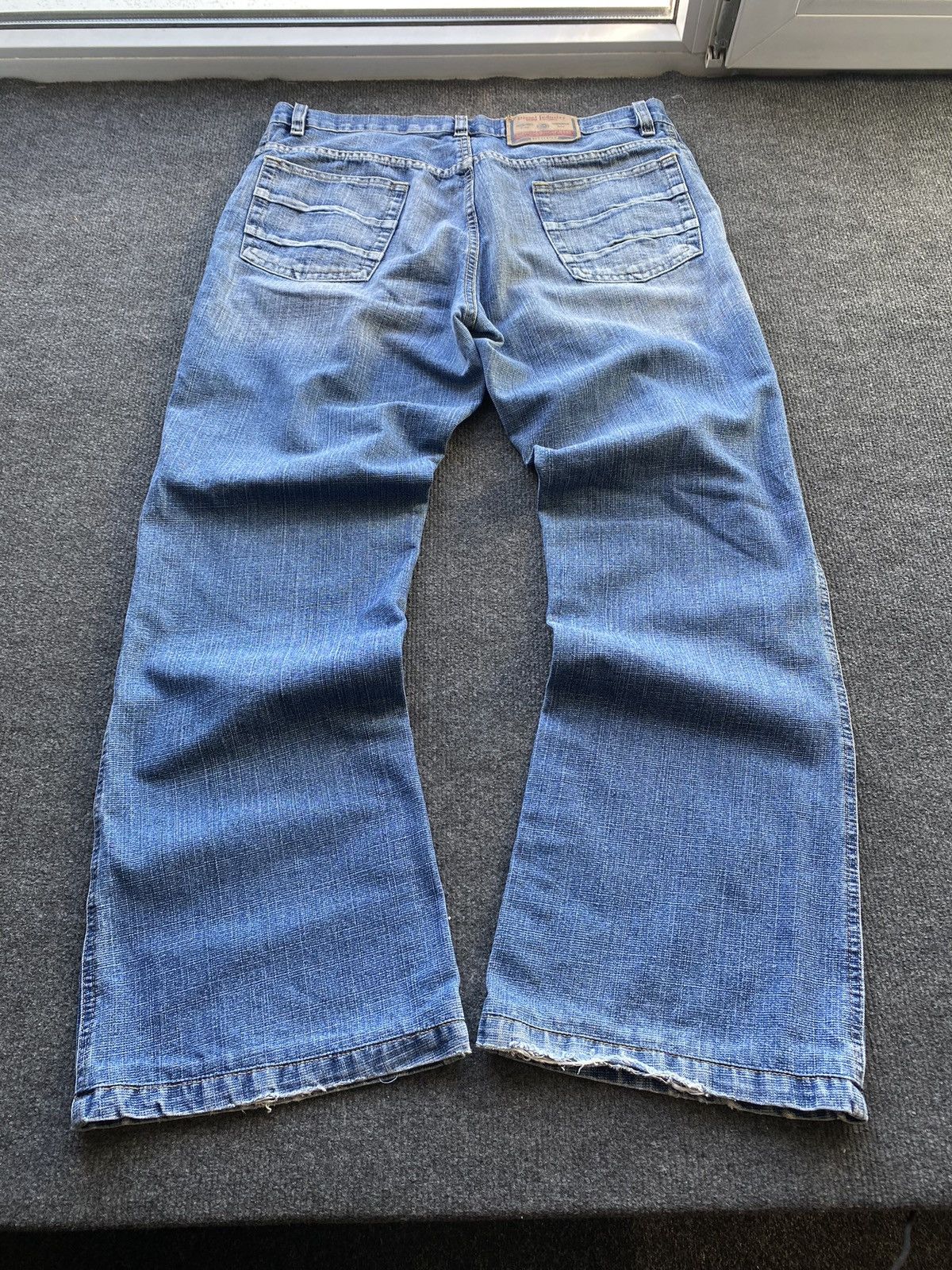Diesel 🔥Opium Punk Diesel Blue denim jeans mens 33 bootcut goth Size US 33 - 3 Thumbnail