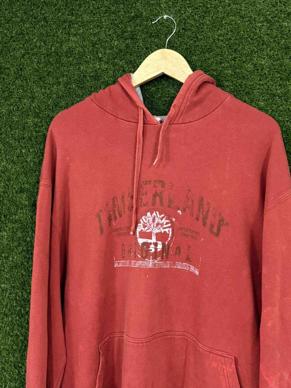 Timberland Timberland Brick Paint Tree Logo Hoodie Sweatshirt XXL 2XL Size US XXL / EU 58 / 5 - 2 Thumbnail