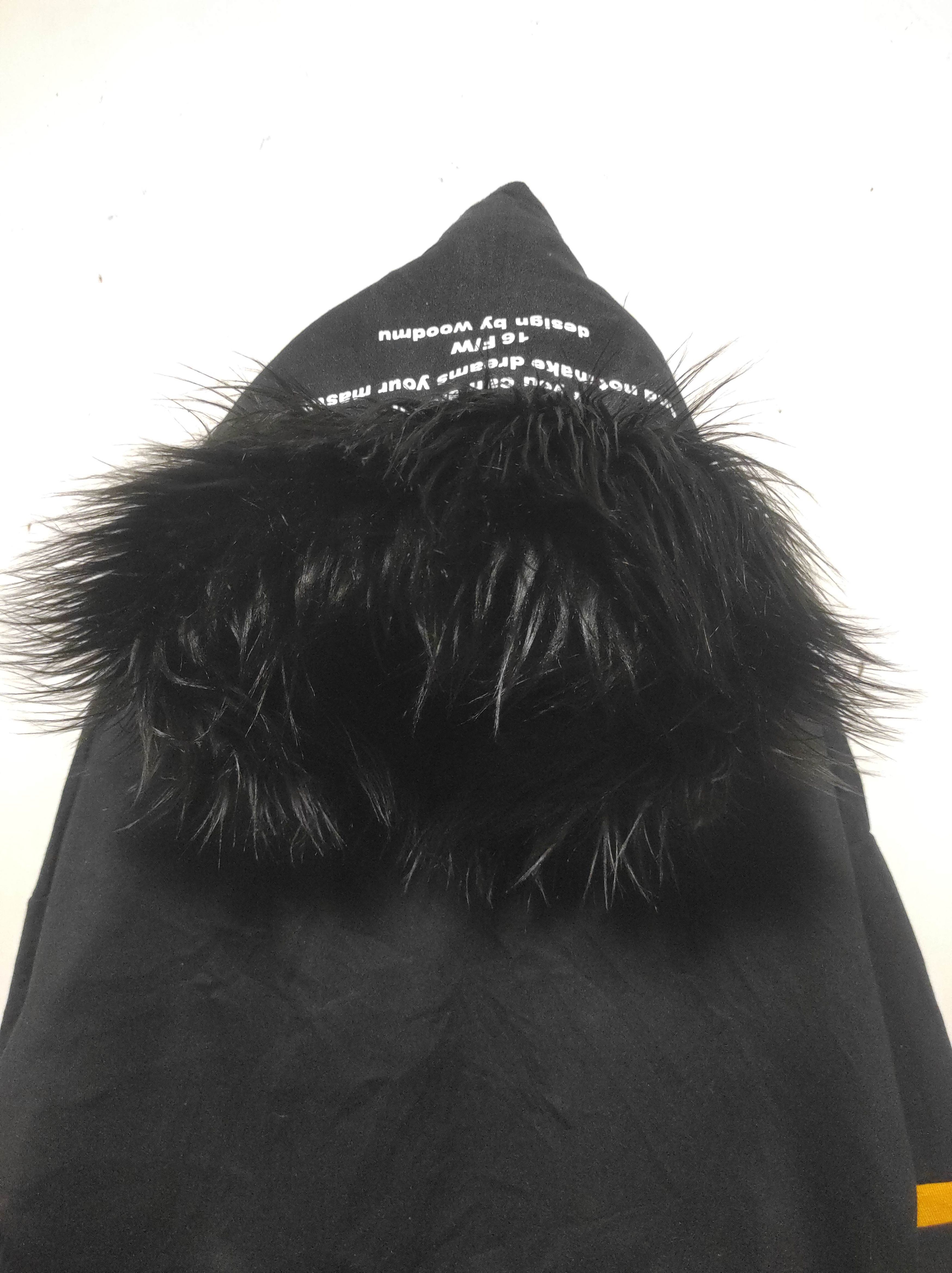 If Six Was Nine Black Fur Hoodie IfSixWasNine LGB style Size US L / EU 52-54 / 3 - 3 Thumbnail