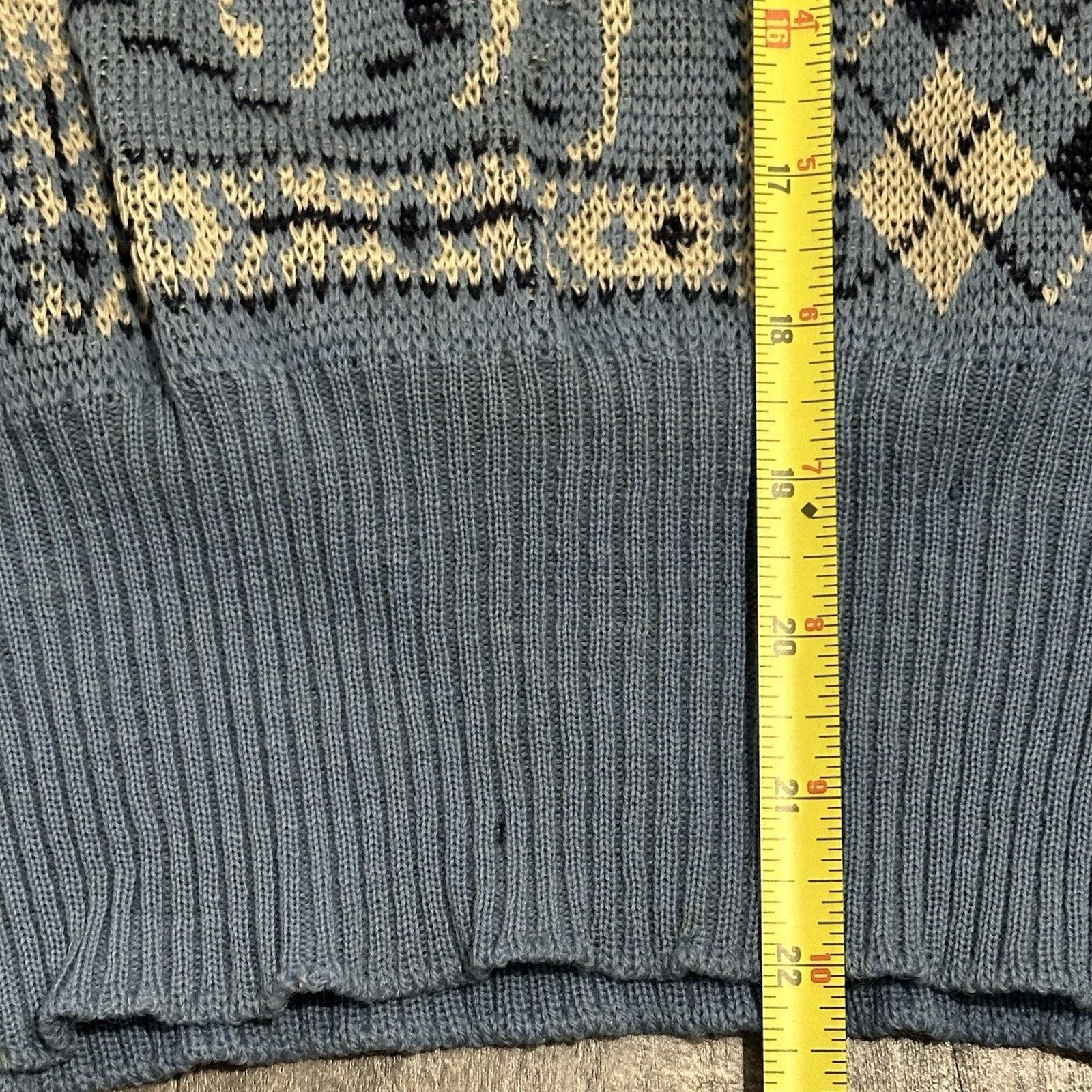 Catalina Catalina Rare Vintage 1940’s Wool Knit Novelty Sweater Blue Size S / US 4 / IT 40 - 8 Thumbnail