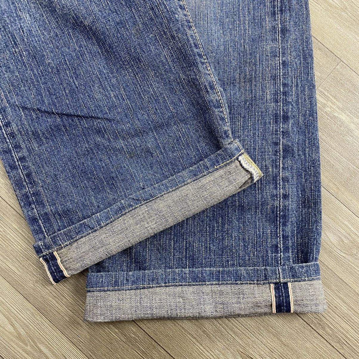 Edwin 1990s Vintage Edwin 505Z Selvedge Japan Faded Jeans 32x34 Size US 32 / EU 48 - 12 Thumbnail