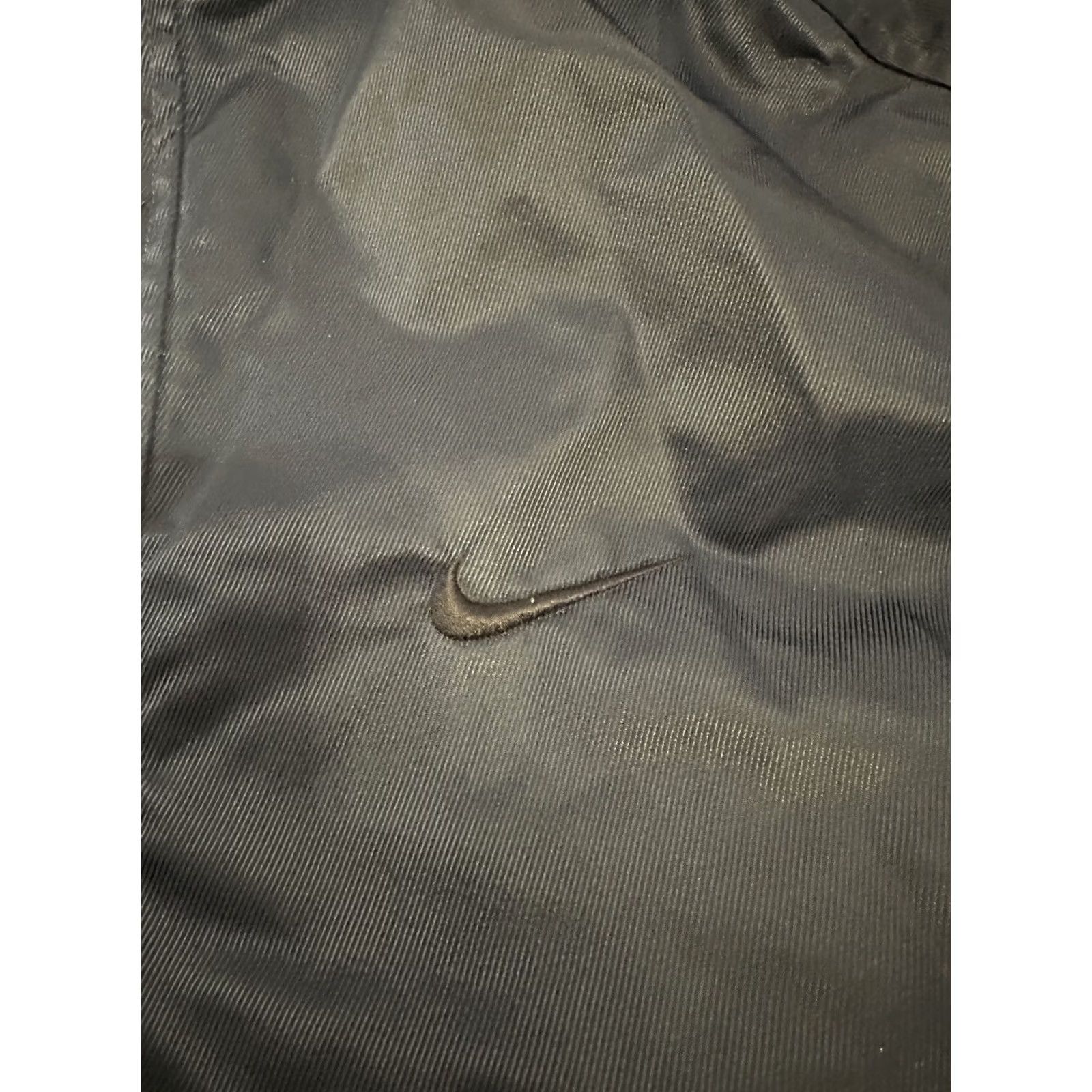 Nike VINTAGE Nike Jacket Nylon Full Zip 90s Navy Blue Mens L Size US L / EU 52-54 / 3 - 4 Thumbnail