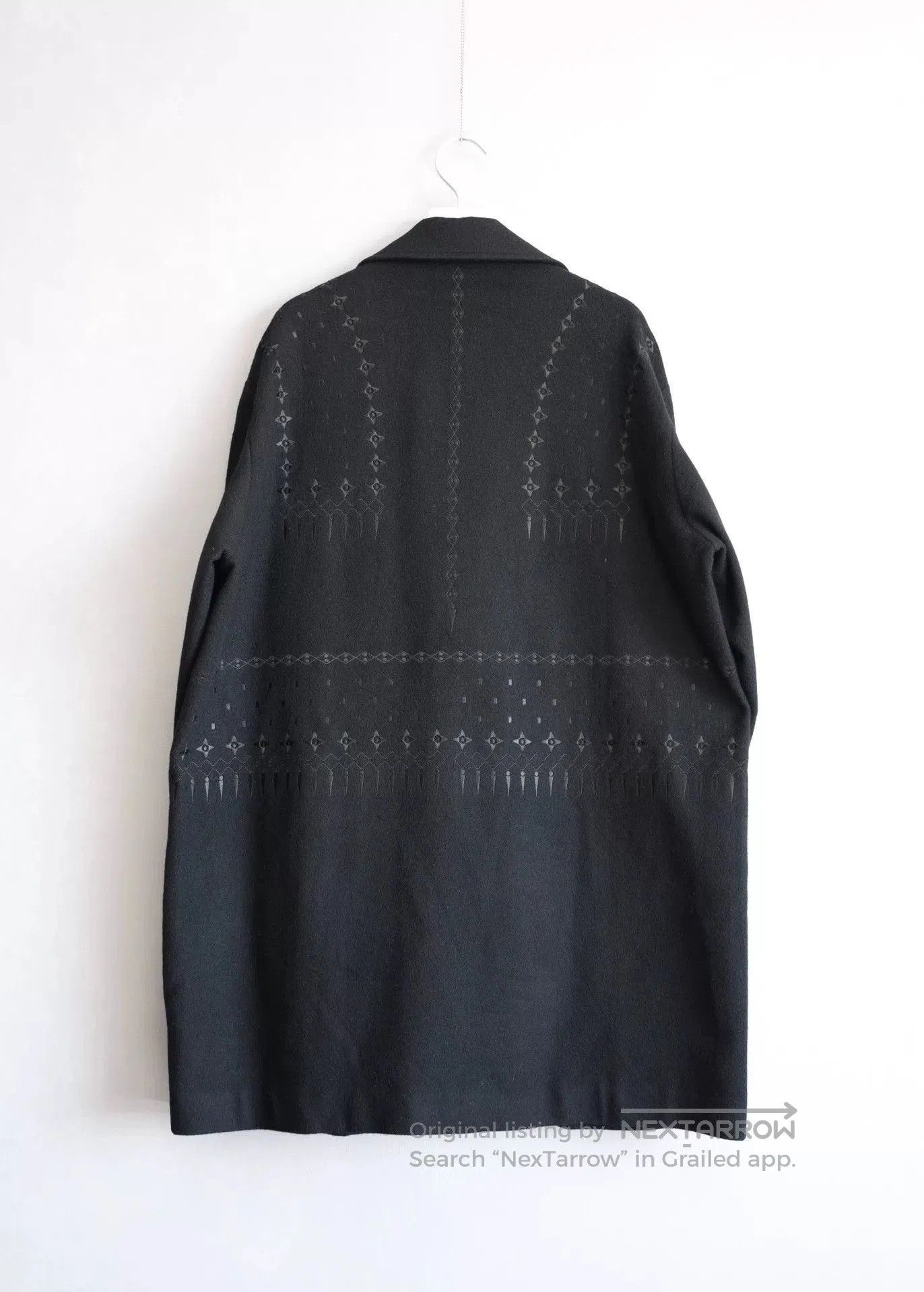 Yohji Yamamoto Yohji Yamamoto Embroidered Long Coat. Size US M / EU 48-50 / 2 - 1 Thumbnail