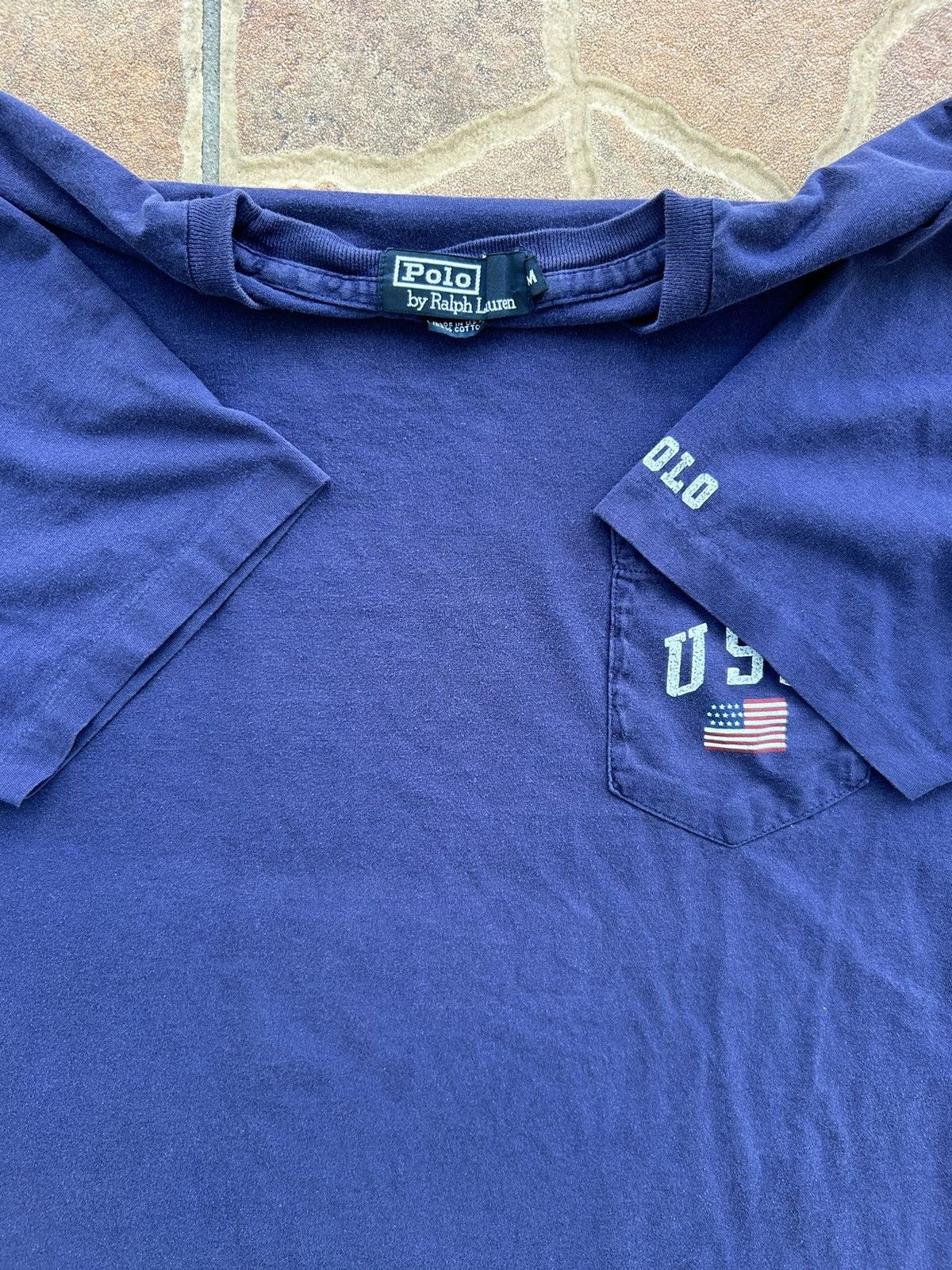 Polo Ralph Lauren × Vintage Vintage polo tshirt Size US M / EU 48-50 / 2 - 2 Thumbnail