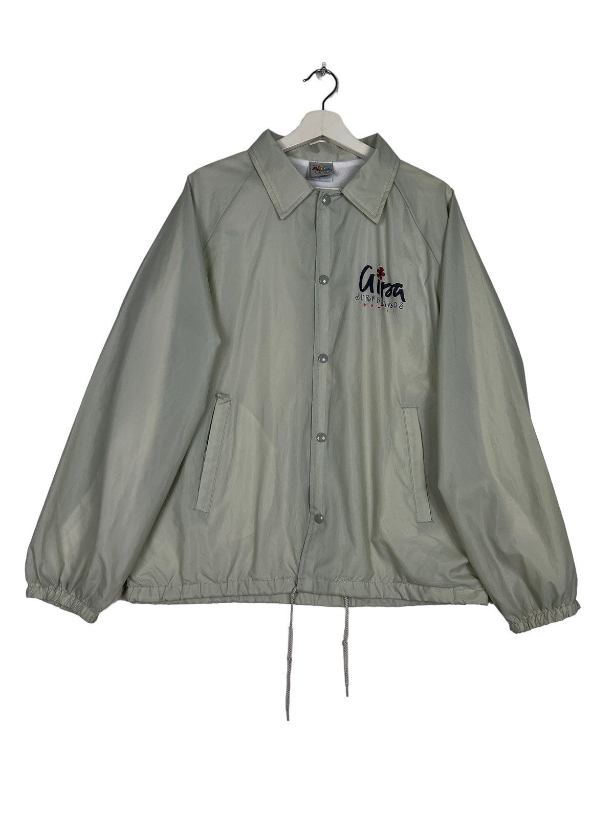 Auburn Sportswear 🔥 VINTAGE AIPA SURFBOARDS HAWAII COACH JACKET MADE IN USA Size US L / EU 52-54 / 3 - 3 Thumbnail