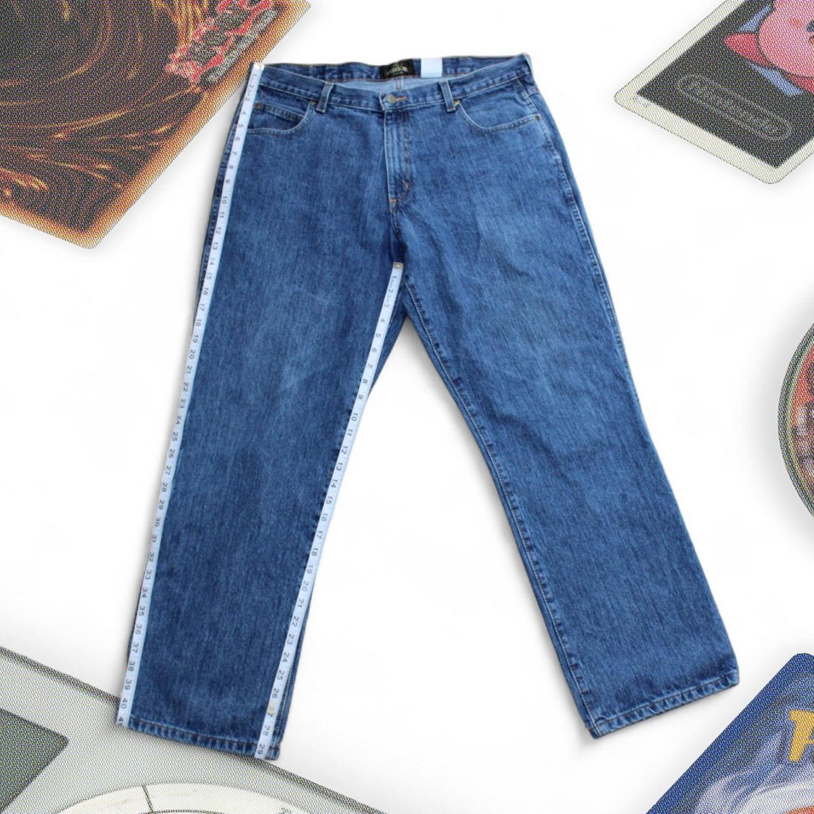 Other Vintage Blue Bass Pro Shops RedHead Denim Jeans Size US 36 / EU 52 - 2 Thumbnail