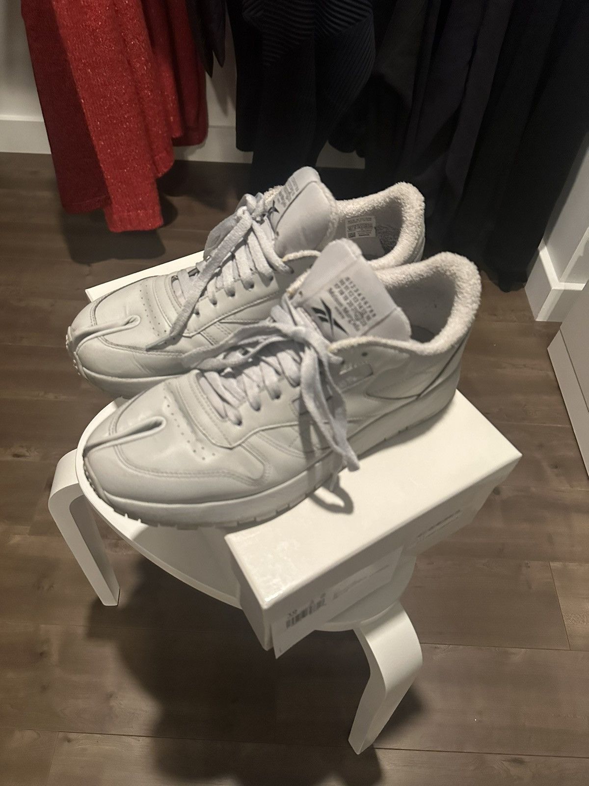 maison margiela reebok tabi sneakers