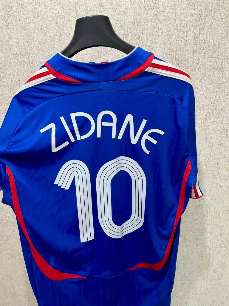 Adidas Vintage Adidas France 2006 Zidane #10 Jersey Size US XXL / EU 58 / 5 - 2 Thumbnail