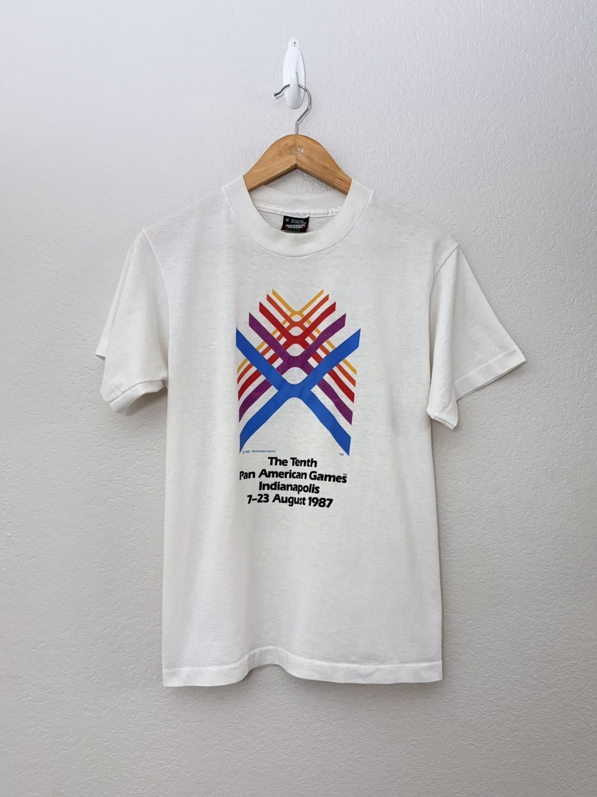 Vintage 80’s Tenth Pan American Games Vintage 50/50 Screenstars Tee Size US M / EU 48-50 / 2 - 1 Thumbnail