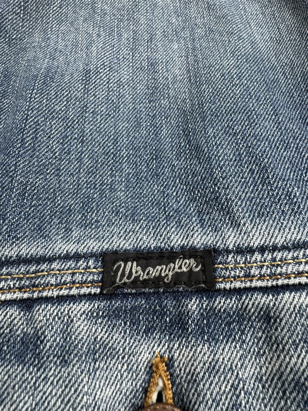 Wrangler WRANGLER Western Rugged Classic XL 90s Trucker Moto Jeans Jacket Size US XL / EU 56 / 4 - 10 Thumbnail