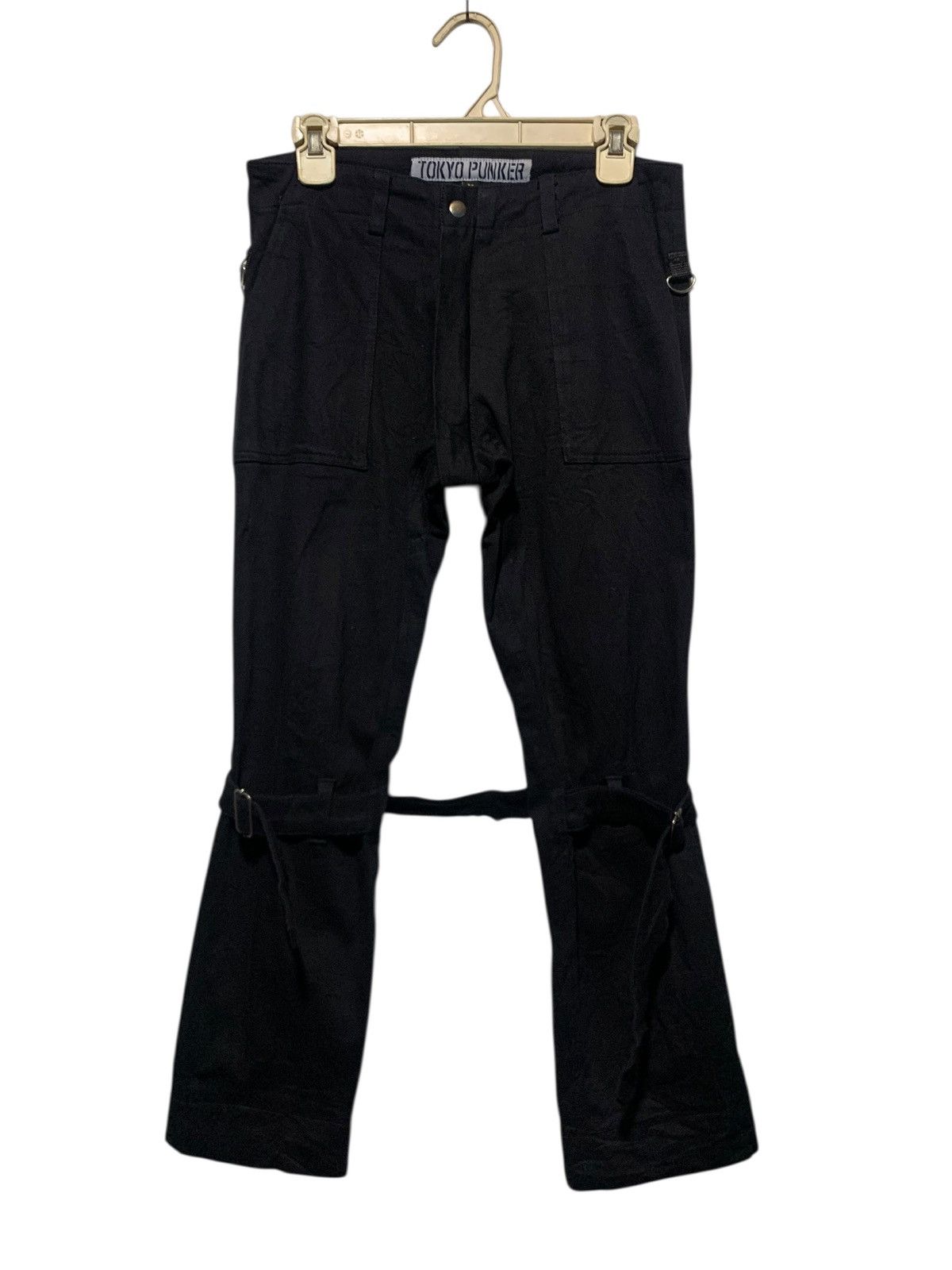Sex Pot ReVeNGe 2000s TOKYO PUNKER Full zipper bondage denim pants Size US 29 - 9 Thumbnail