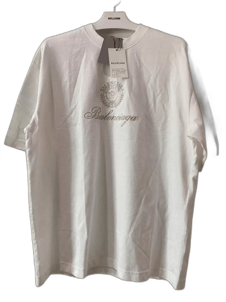 Balenciaga Balenciaga Logo Print Short Sleeve T-shirt-yf Size US S / EU 44-46 / 1 - 1 Thumbnail