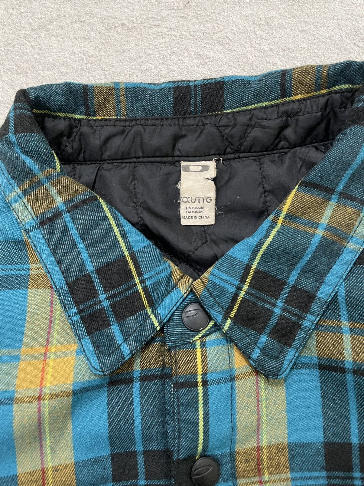 Oakley 2000s Oakley Archive Plaid Flannel Y2K Ifsix LGB Japan y’s Size US XXL / EU 58 / 5 - 4 Thumbnail